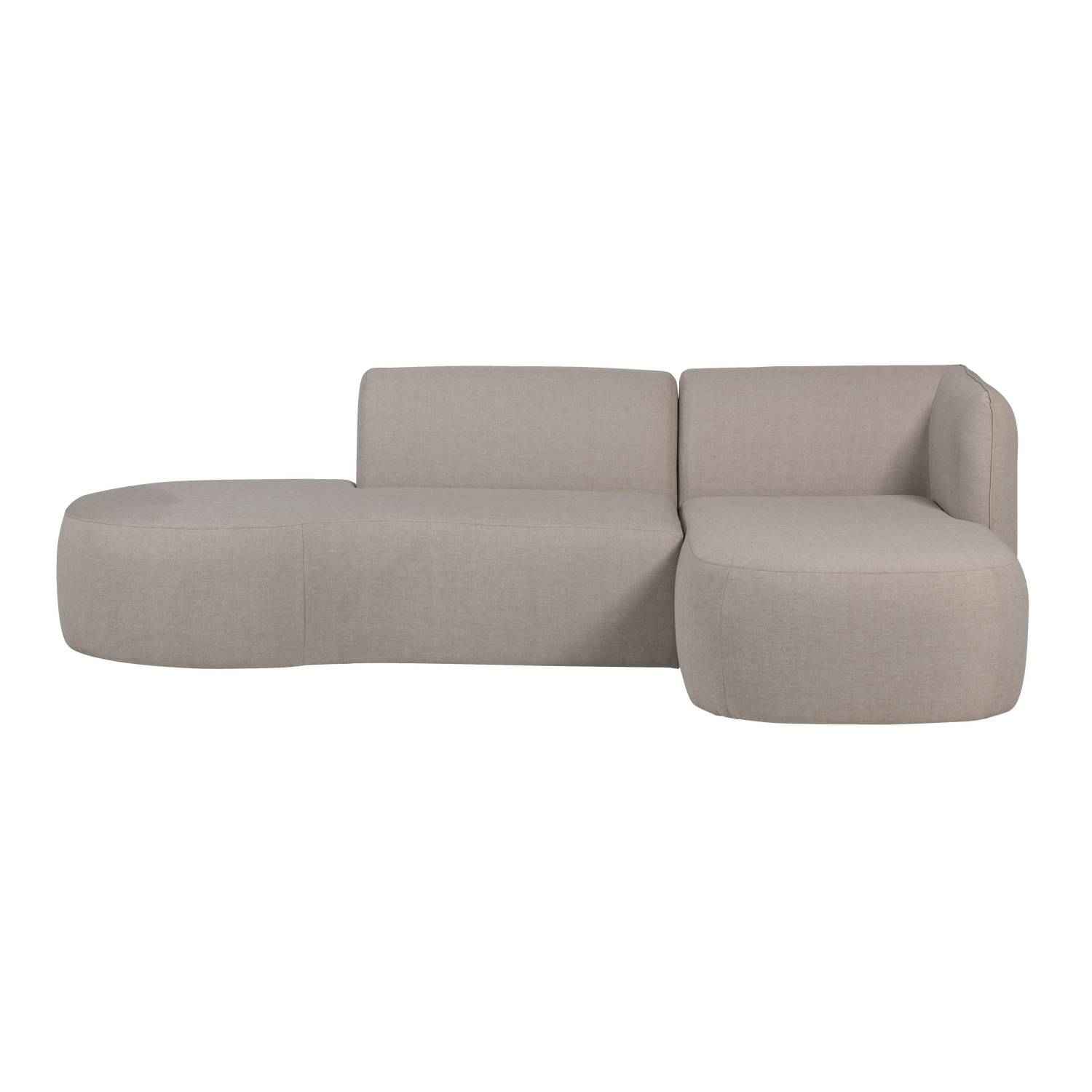 Right-facing garden corner sofa CHIOS beige