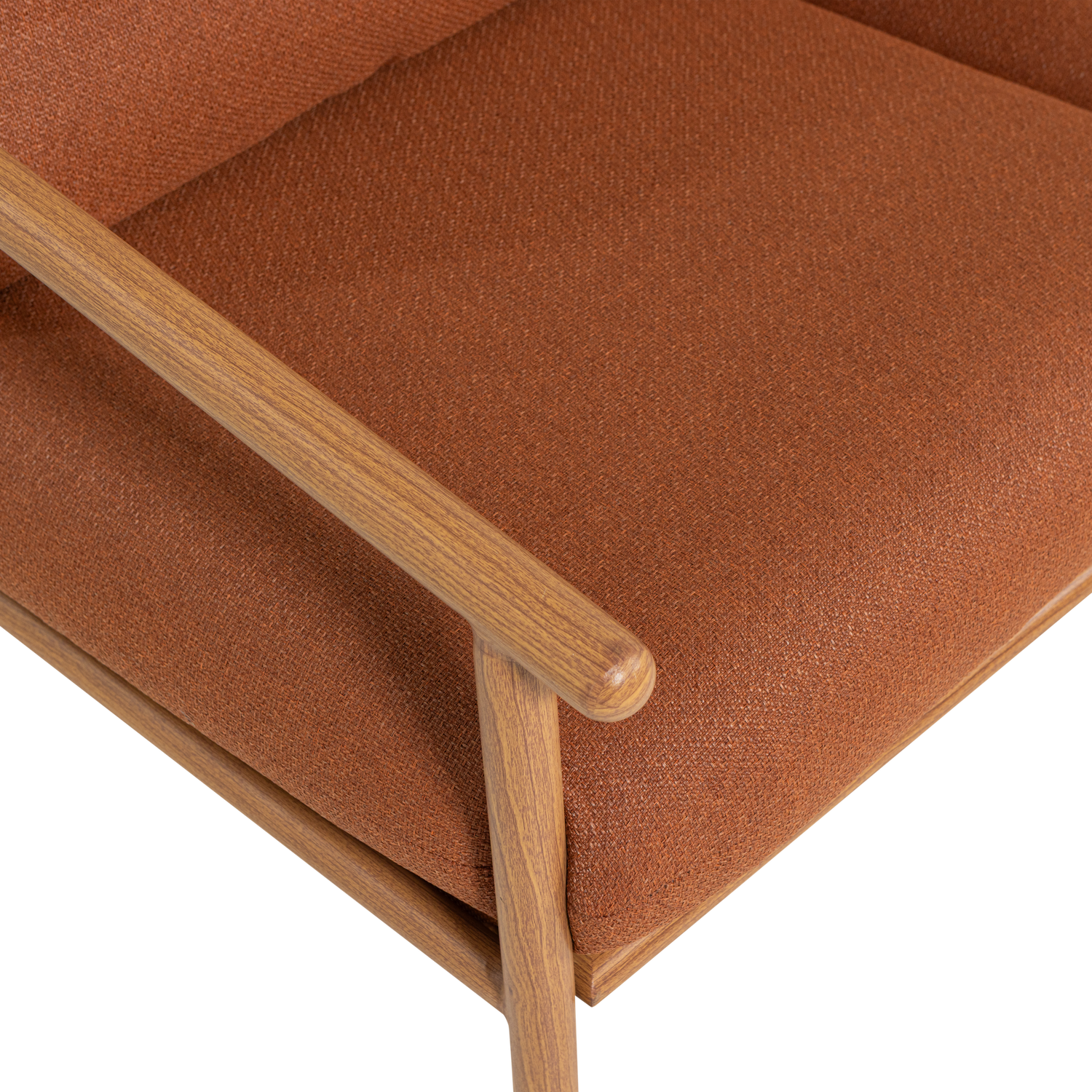 Symmetrische Gartenliege CAVERO ziegelrot