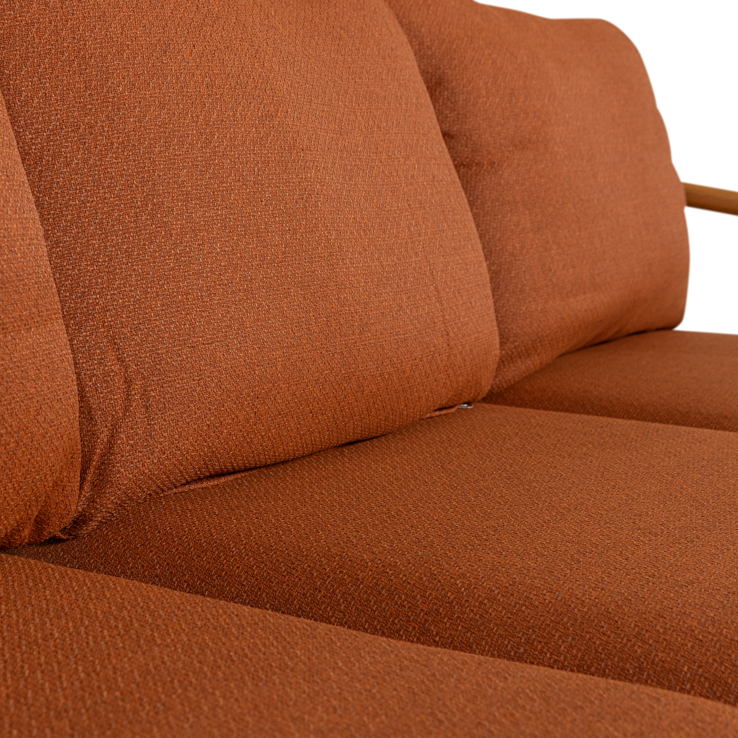 Symmetrische Gartenliege CAVERO ziegelrot