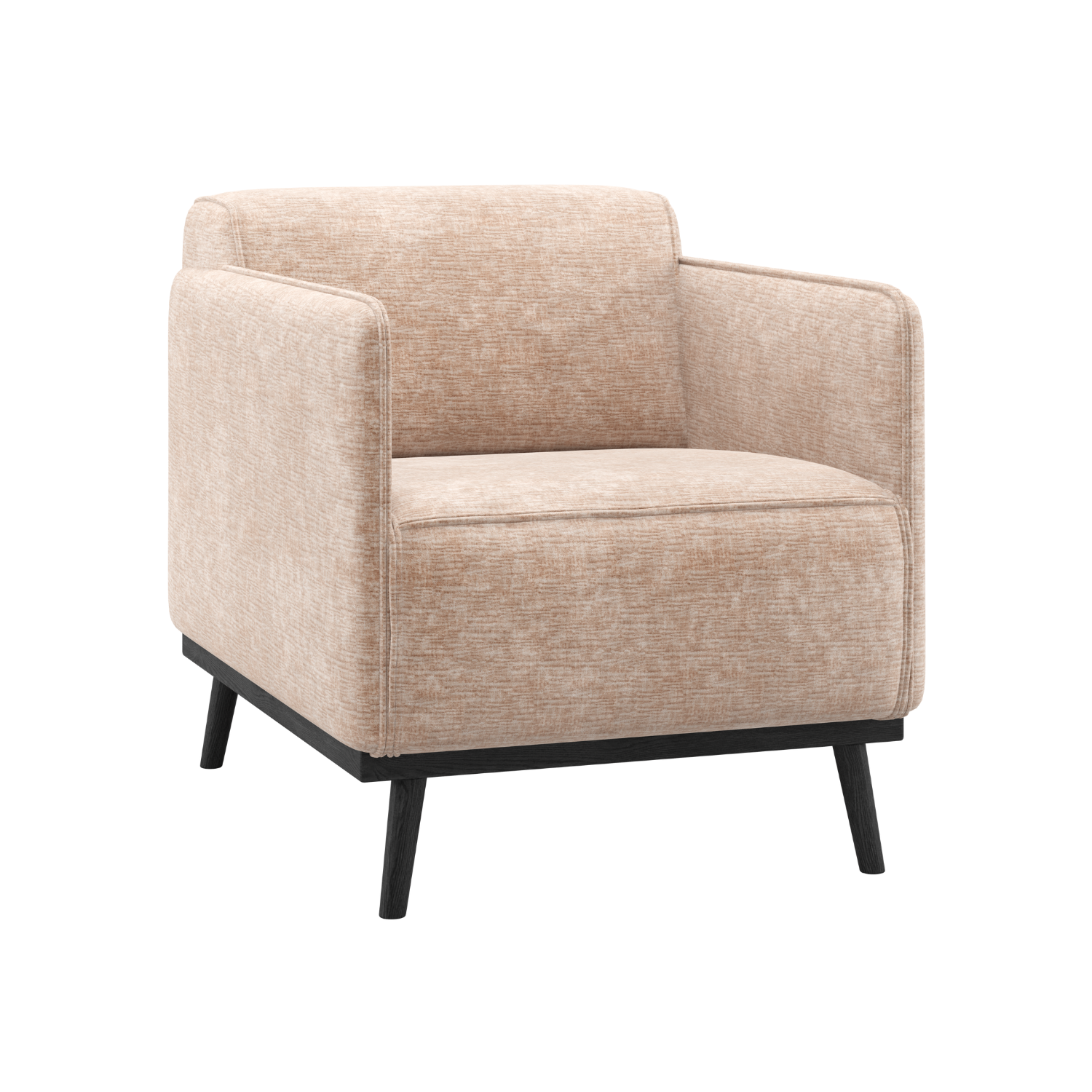 Fauteuil STATEMENT beige chenille