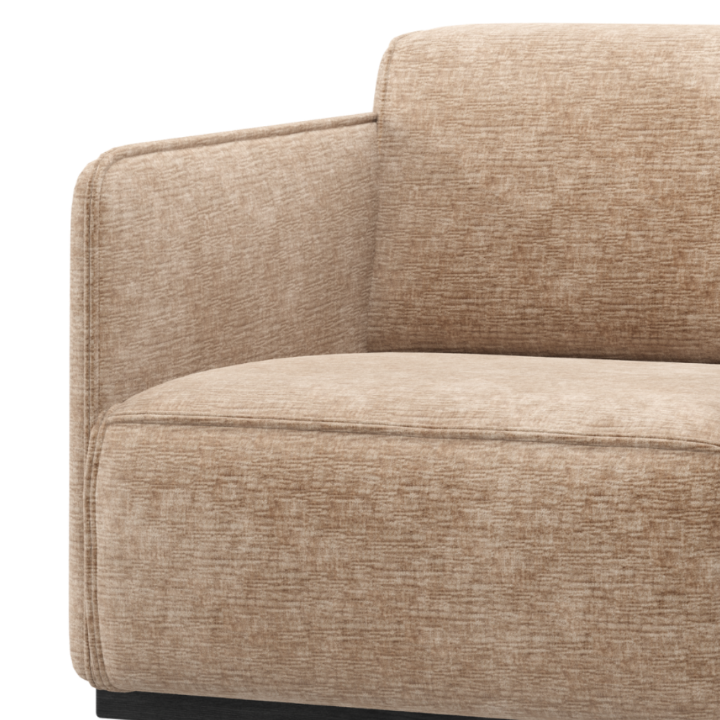 Sessel STATEMENT pfirsichfarbenes Chenille