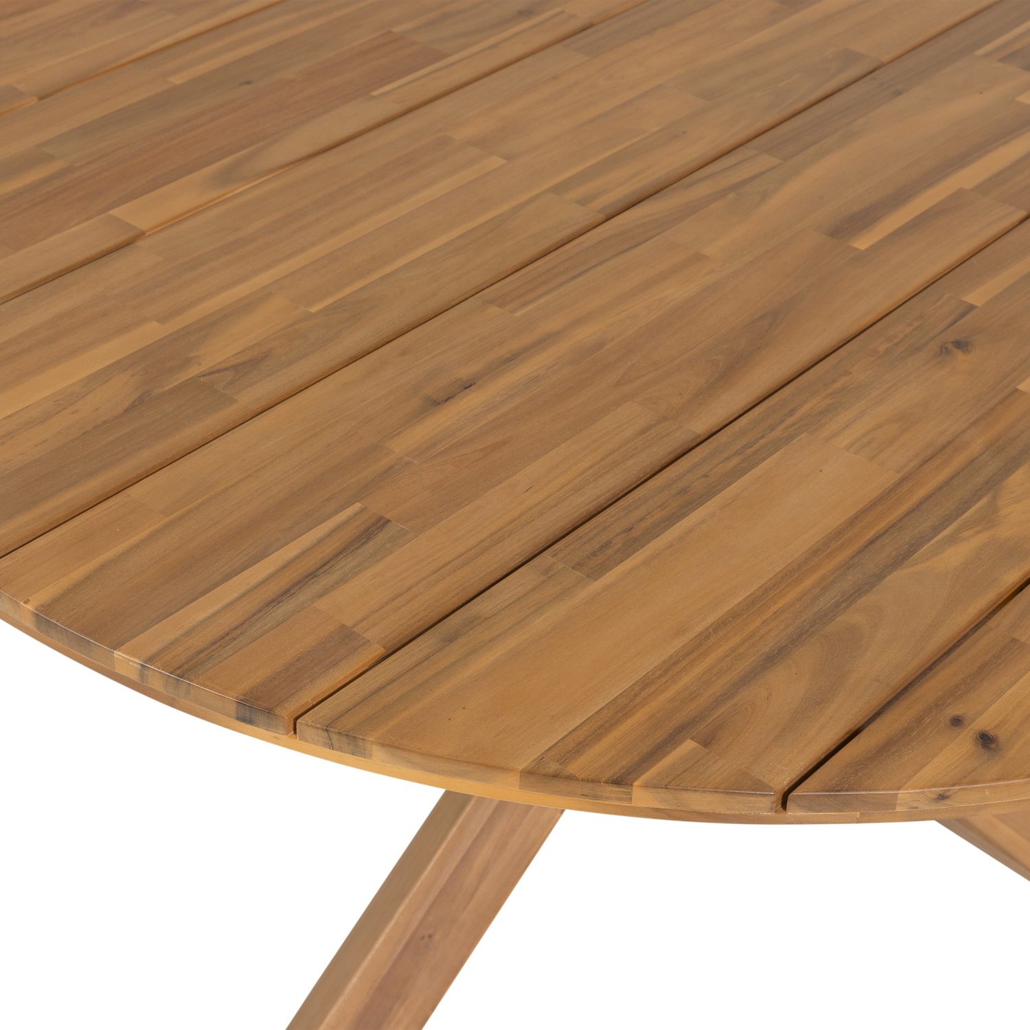 Round Garden Table KIRO Acacia Wood