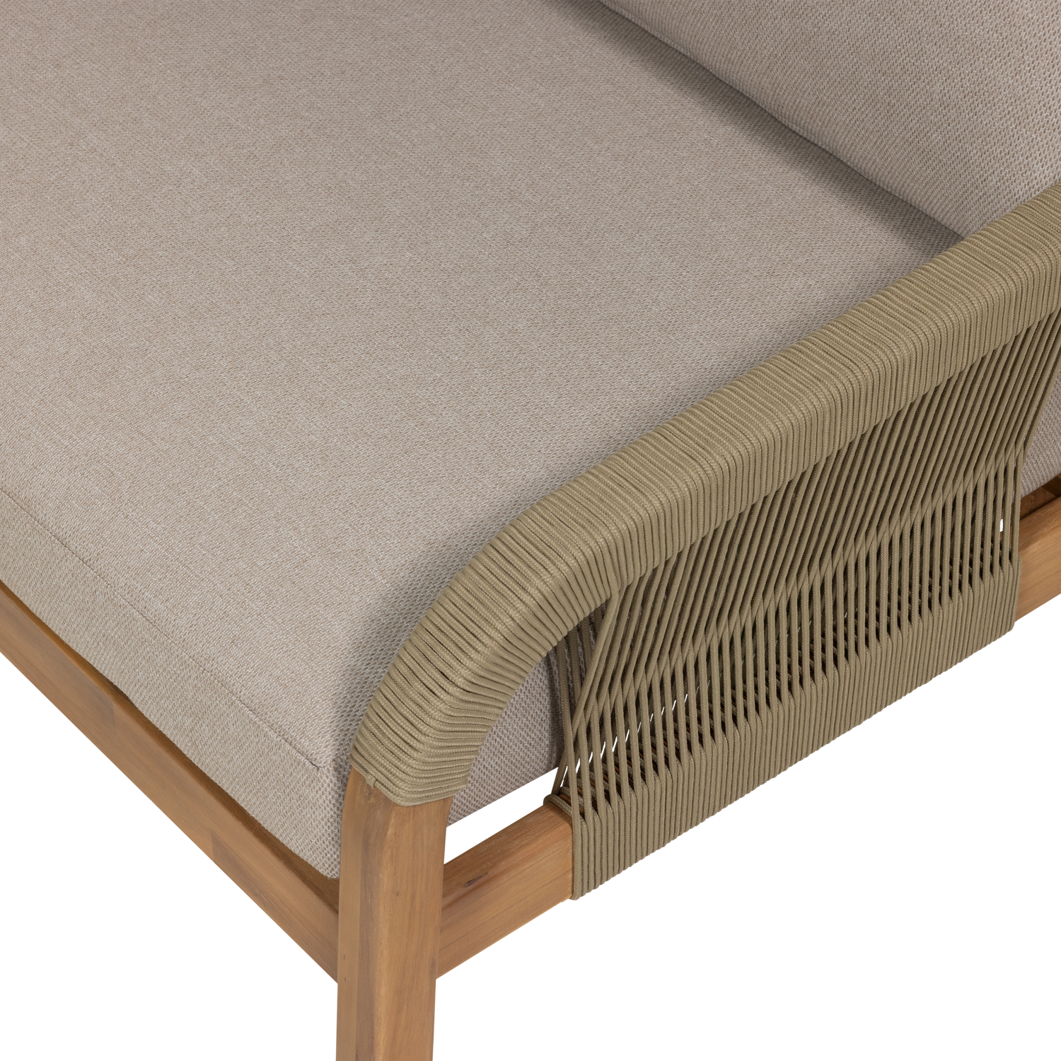 Gartenmöbelset TARO beige mit Akazienholz