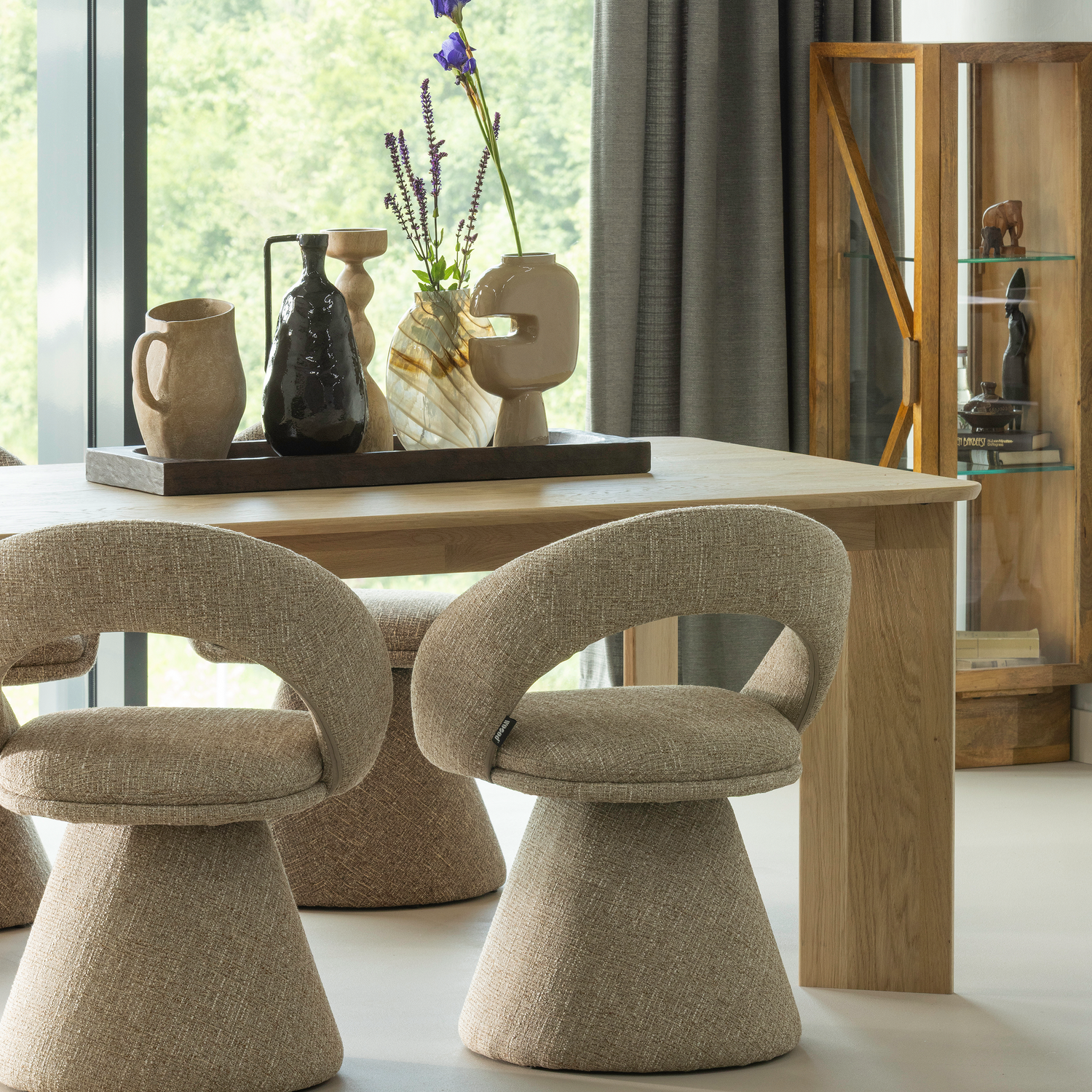 Tafel TABLO ROUNDED eikenhout