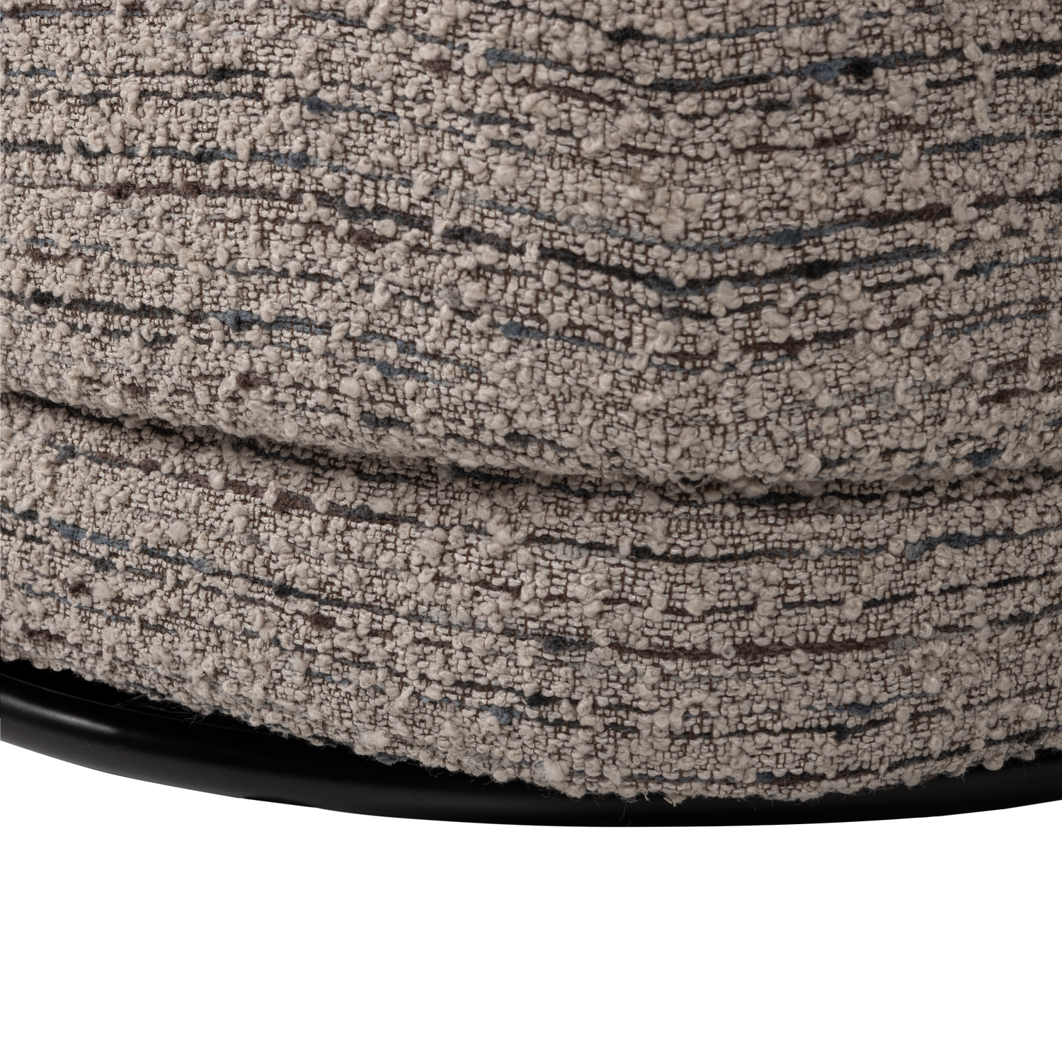 Drehstuhl ATTY dunkelbeige Melange