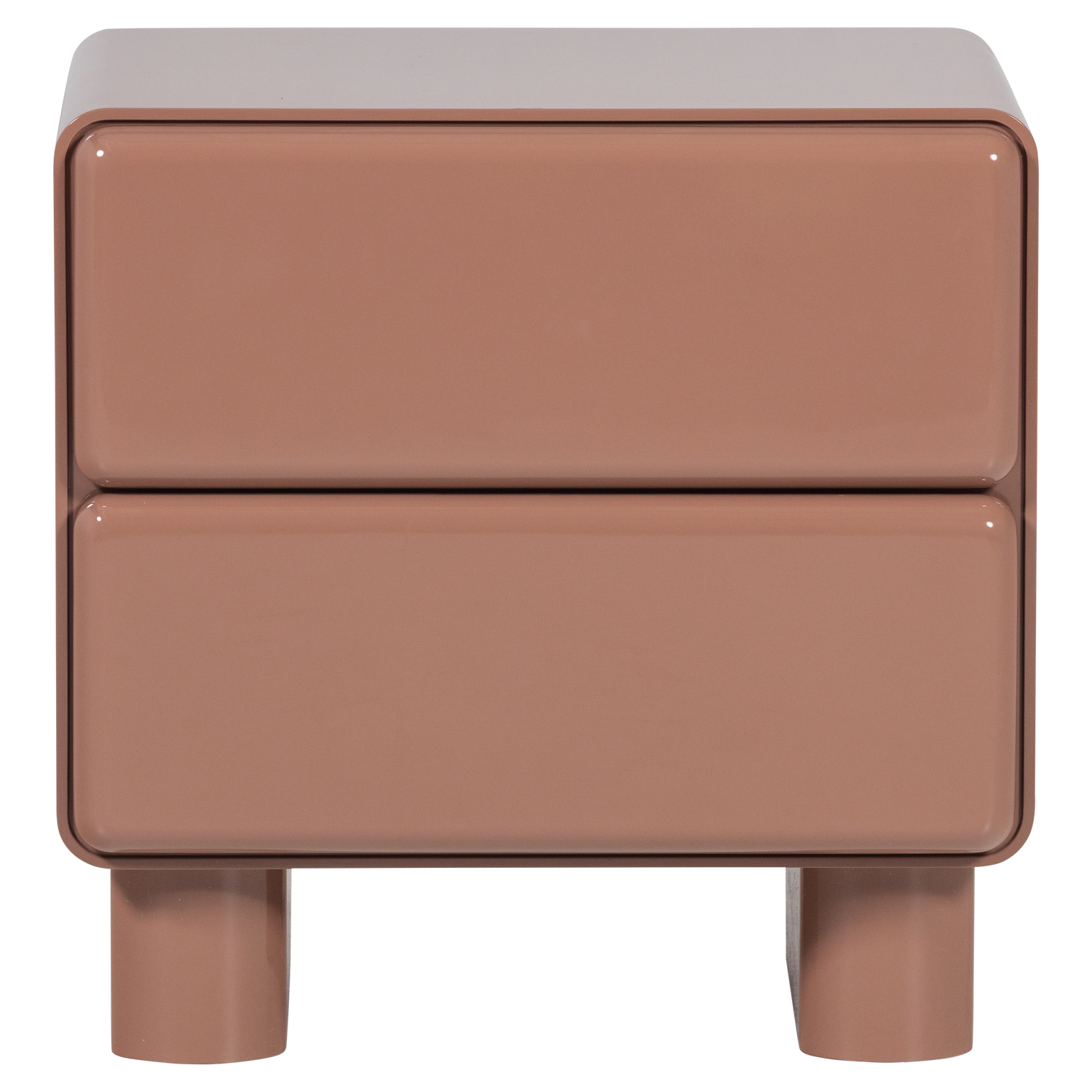 LUSTRA Nightstand in Dusty Pink