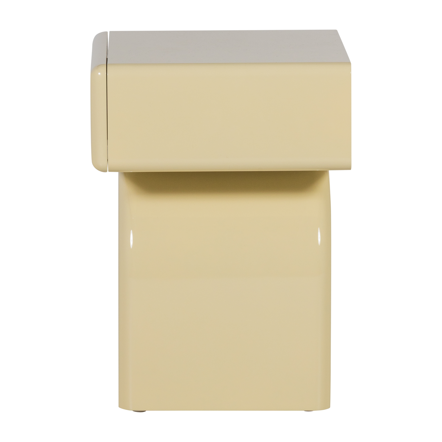 ZOREL boterkleurige ladekast