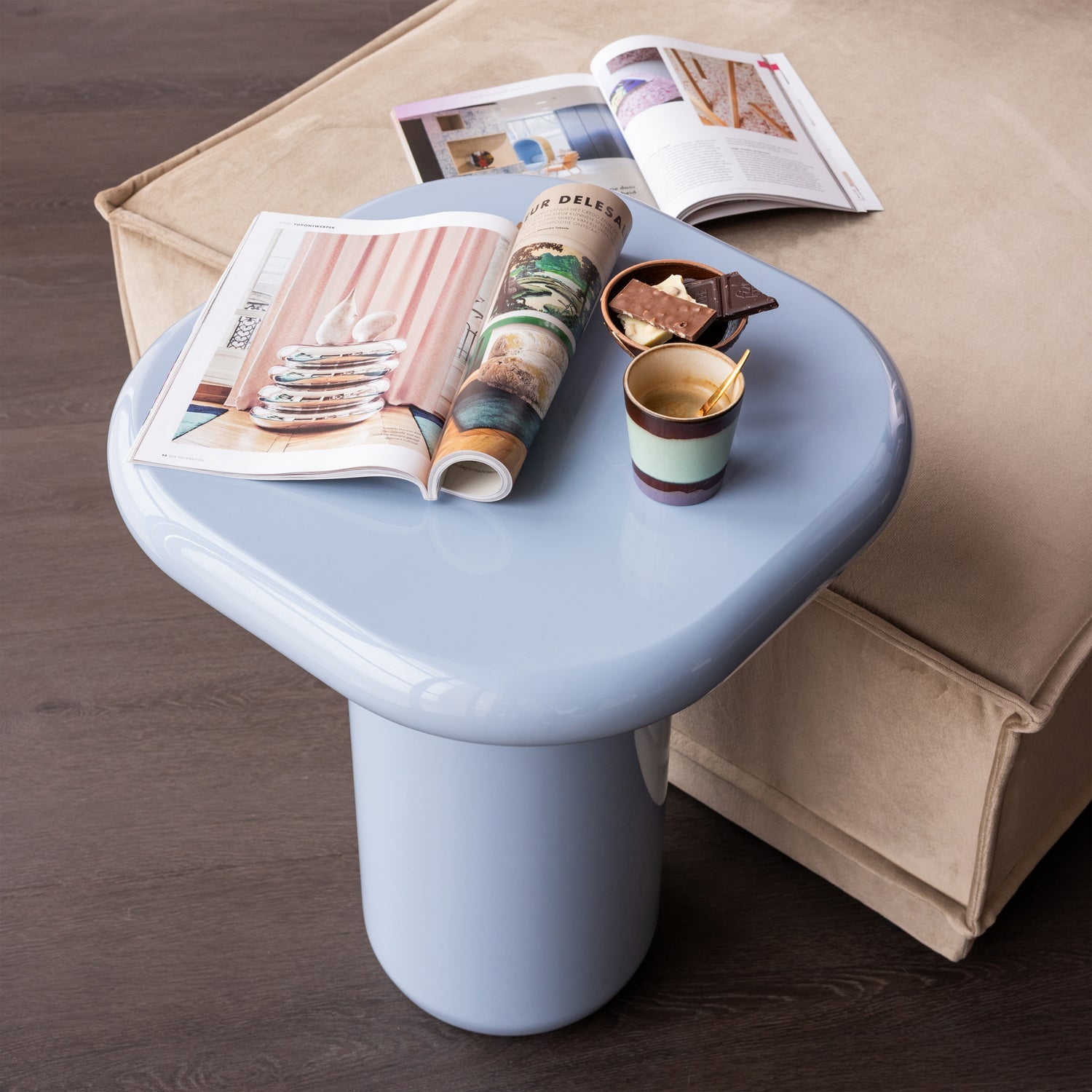 ZAVA Blue Side Table