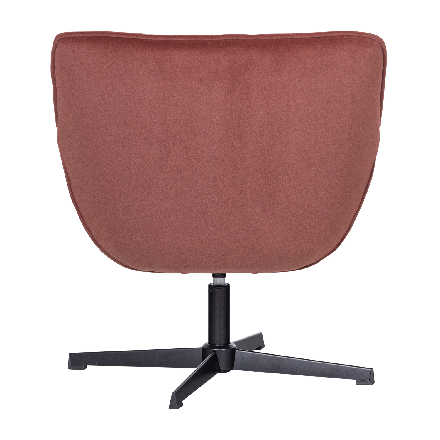 Velvet Swivel Armchair WIBO Dark Red