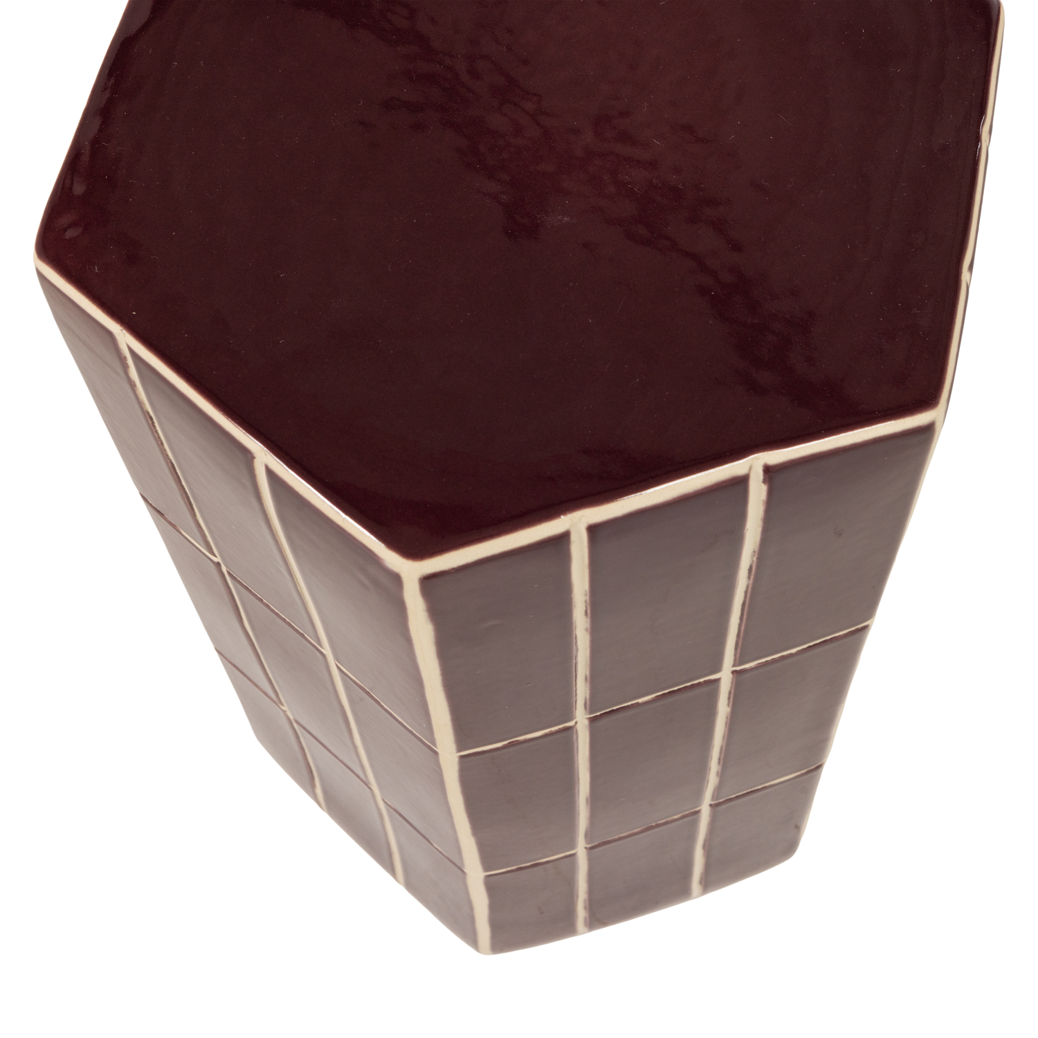 Bijzettafel PLU pruimenkleurig