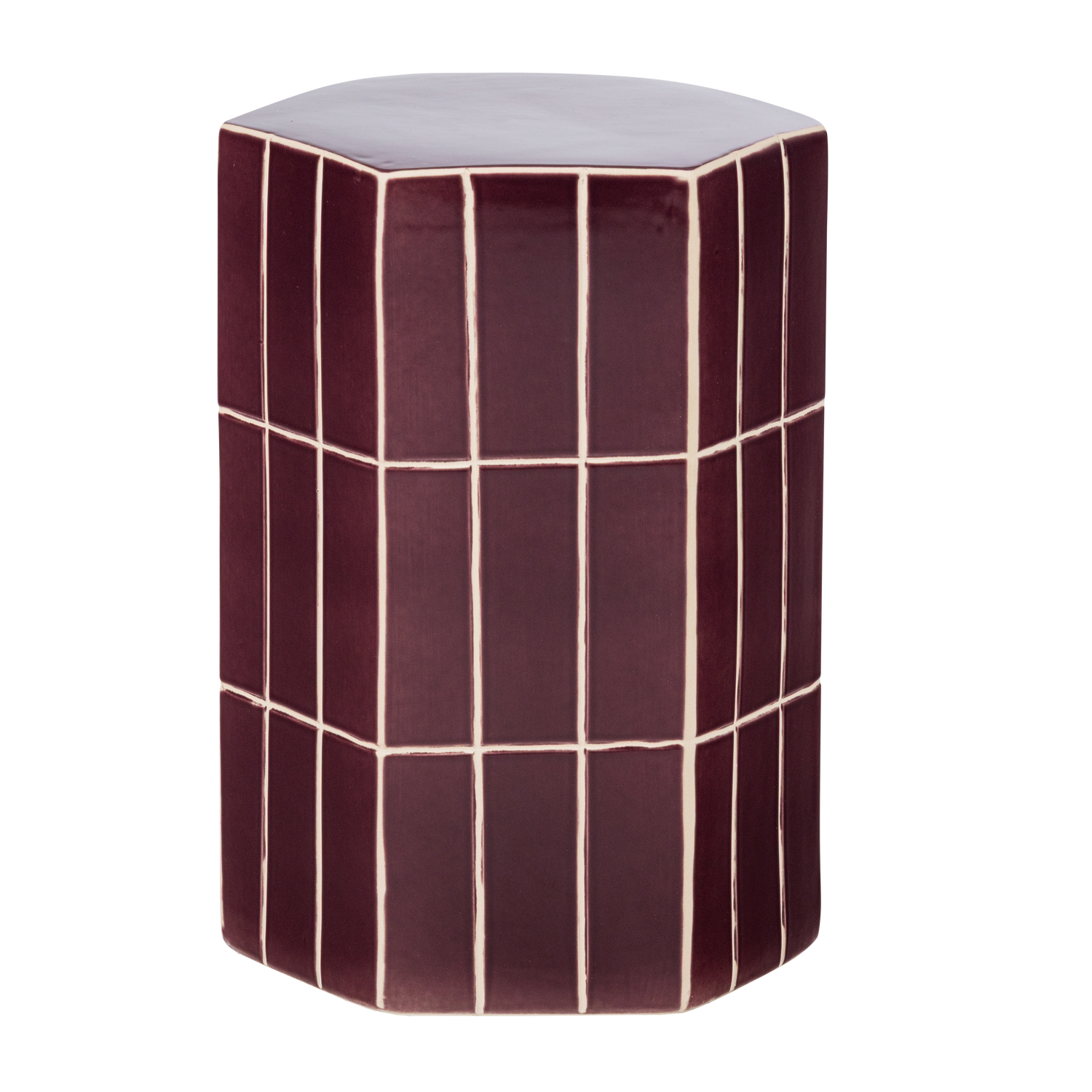 Bijzettafel PLU pruimenkleurig