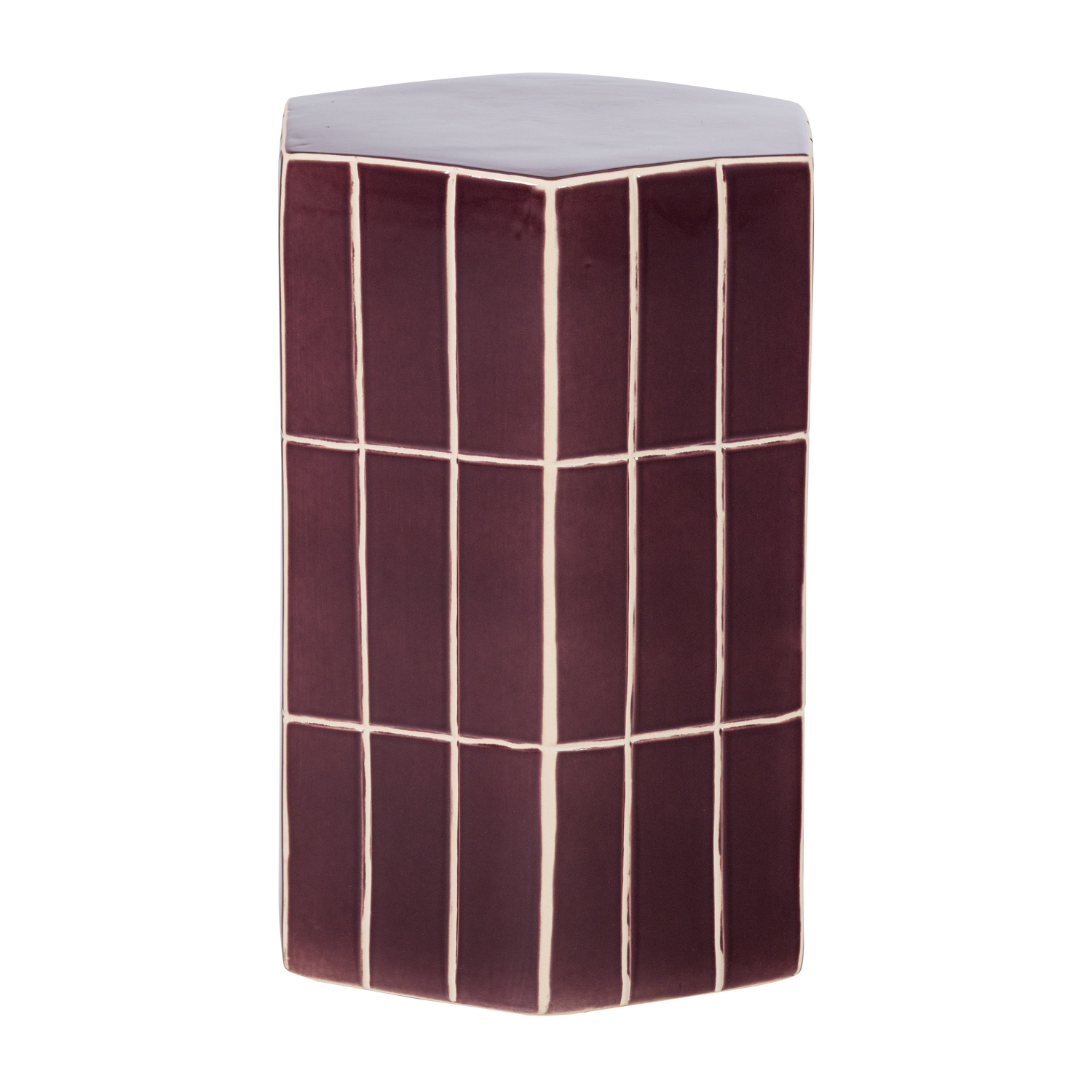 Bijzettafel PLU pruimenkleurig