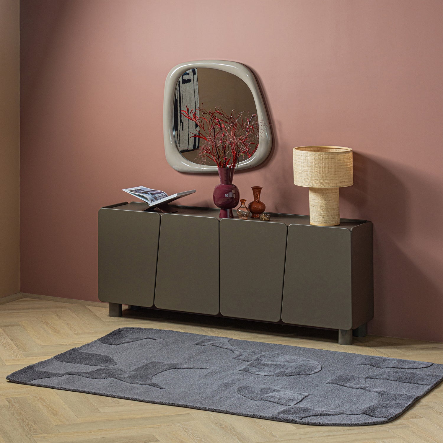 Vloerkleed LIVO grijs