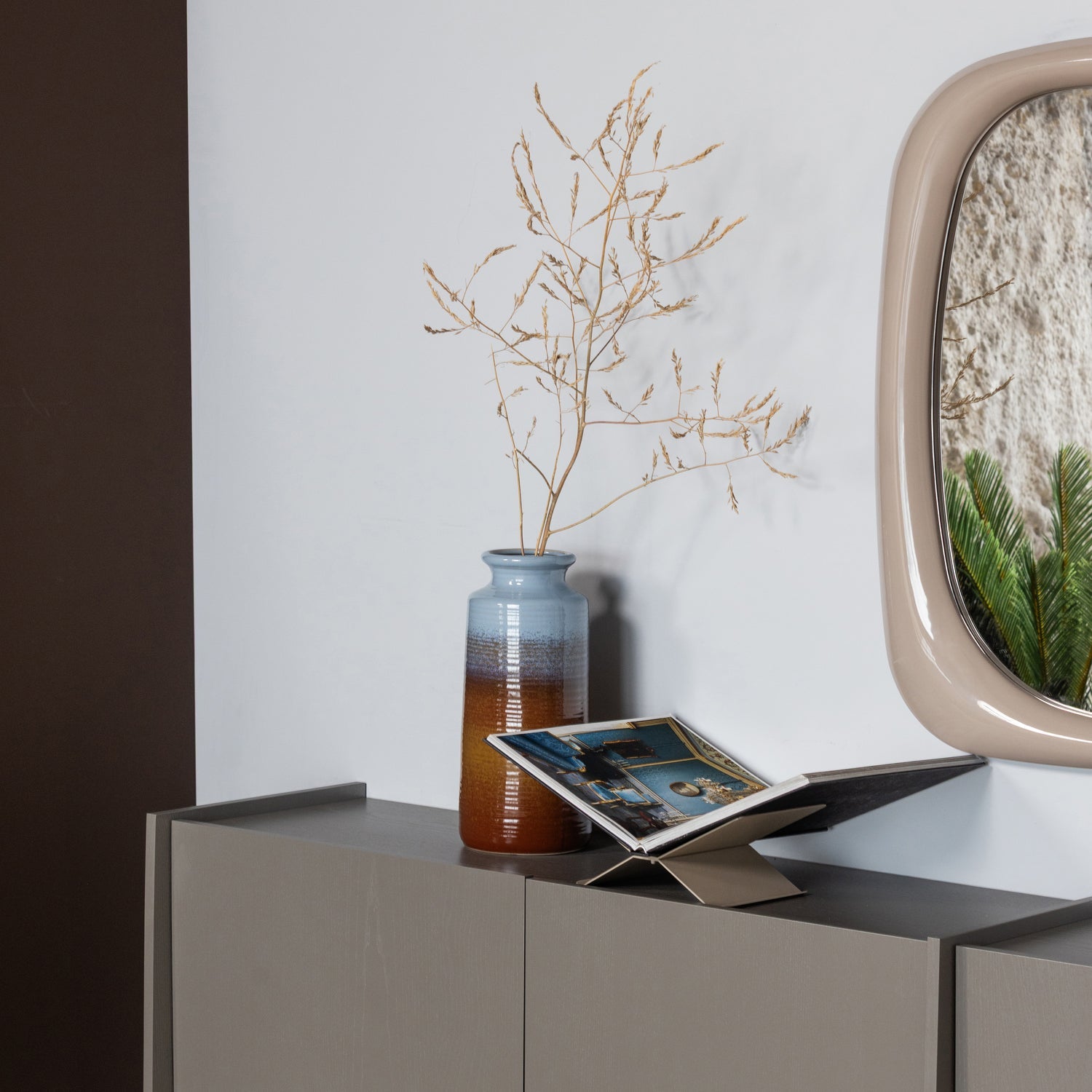 Vaas DECENNIA blauw met bruin