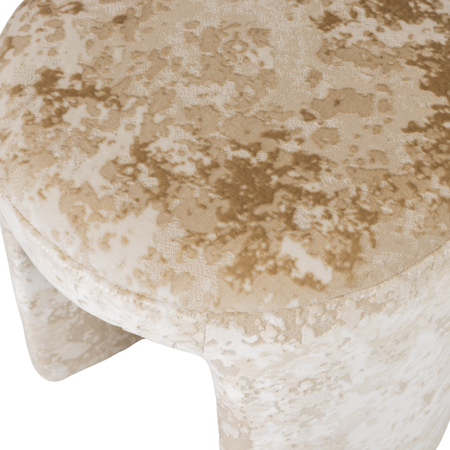 Hocker CHARLIE beige patroon