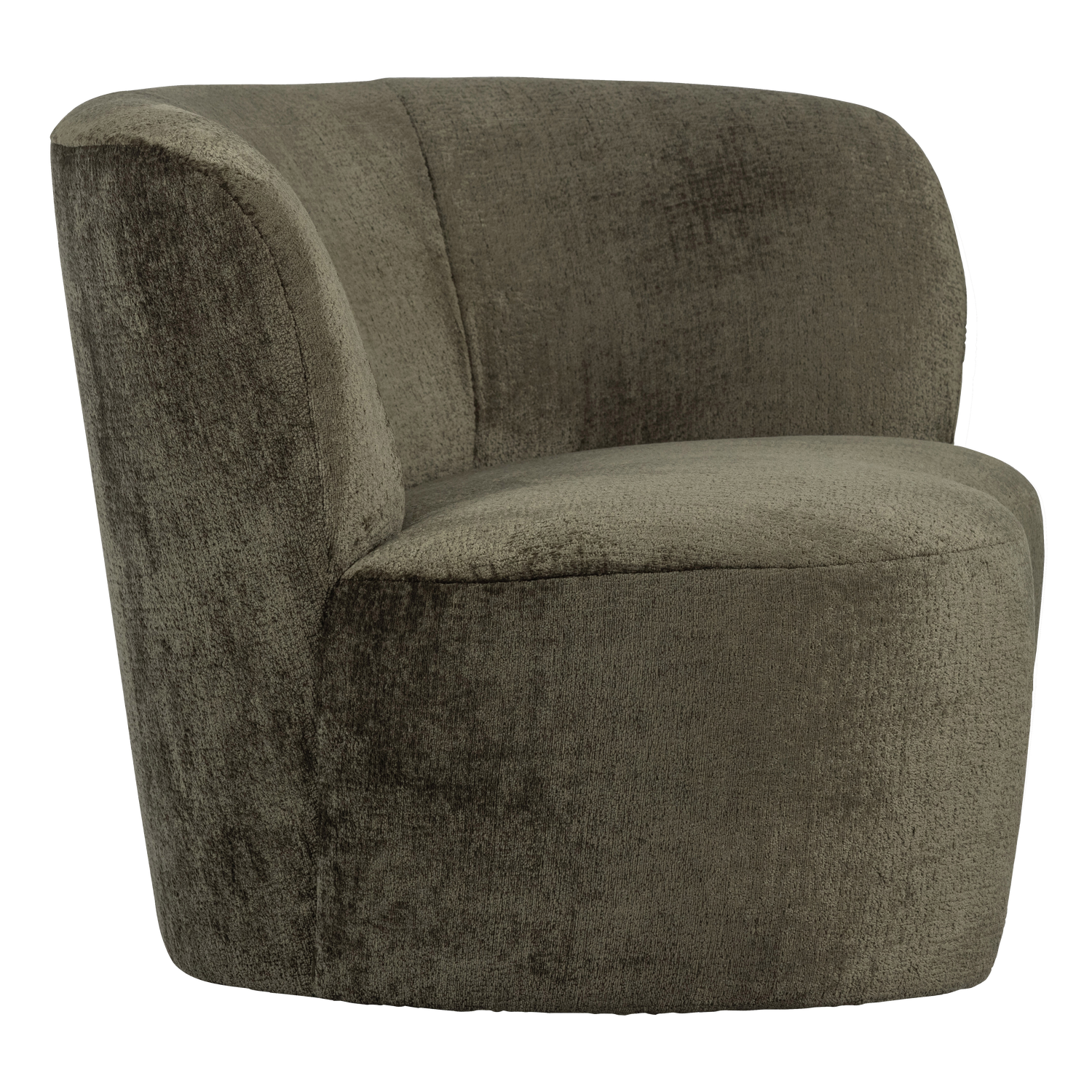 Velvet Right-Arm Sofa STONE Green
