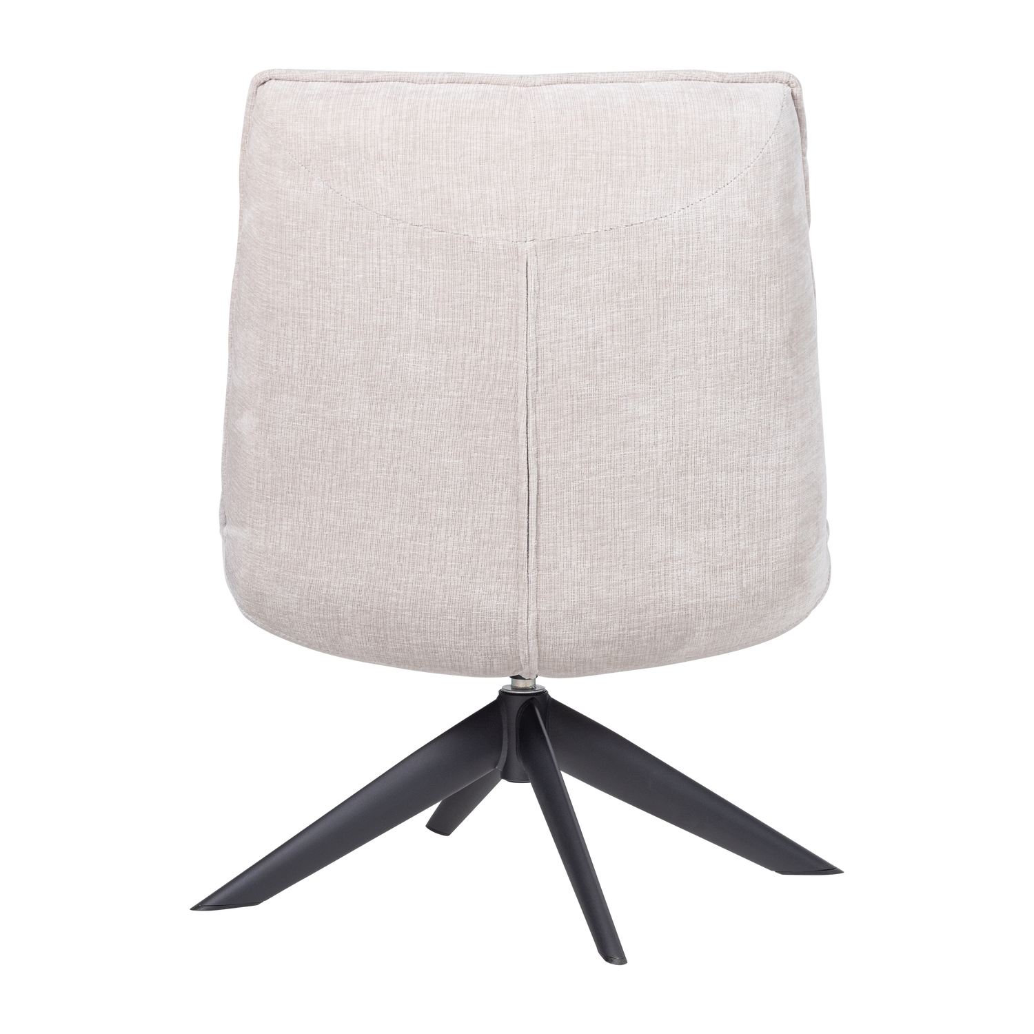 JOUKE Light Beige Chenille Swivel Armchair