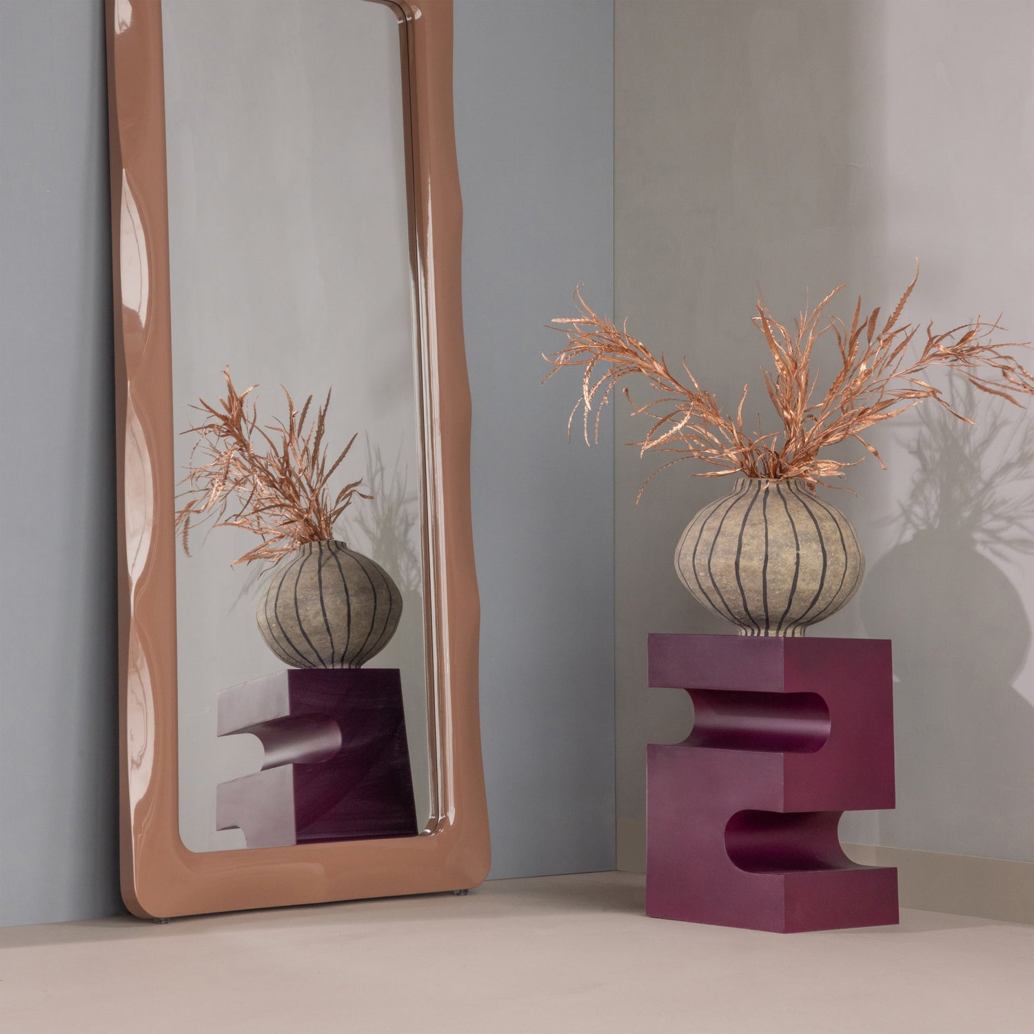 Kaffeetisch JESSA pflaume