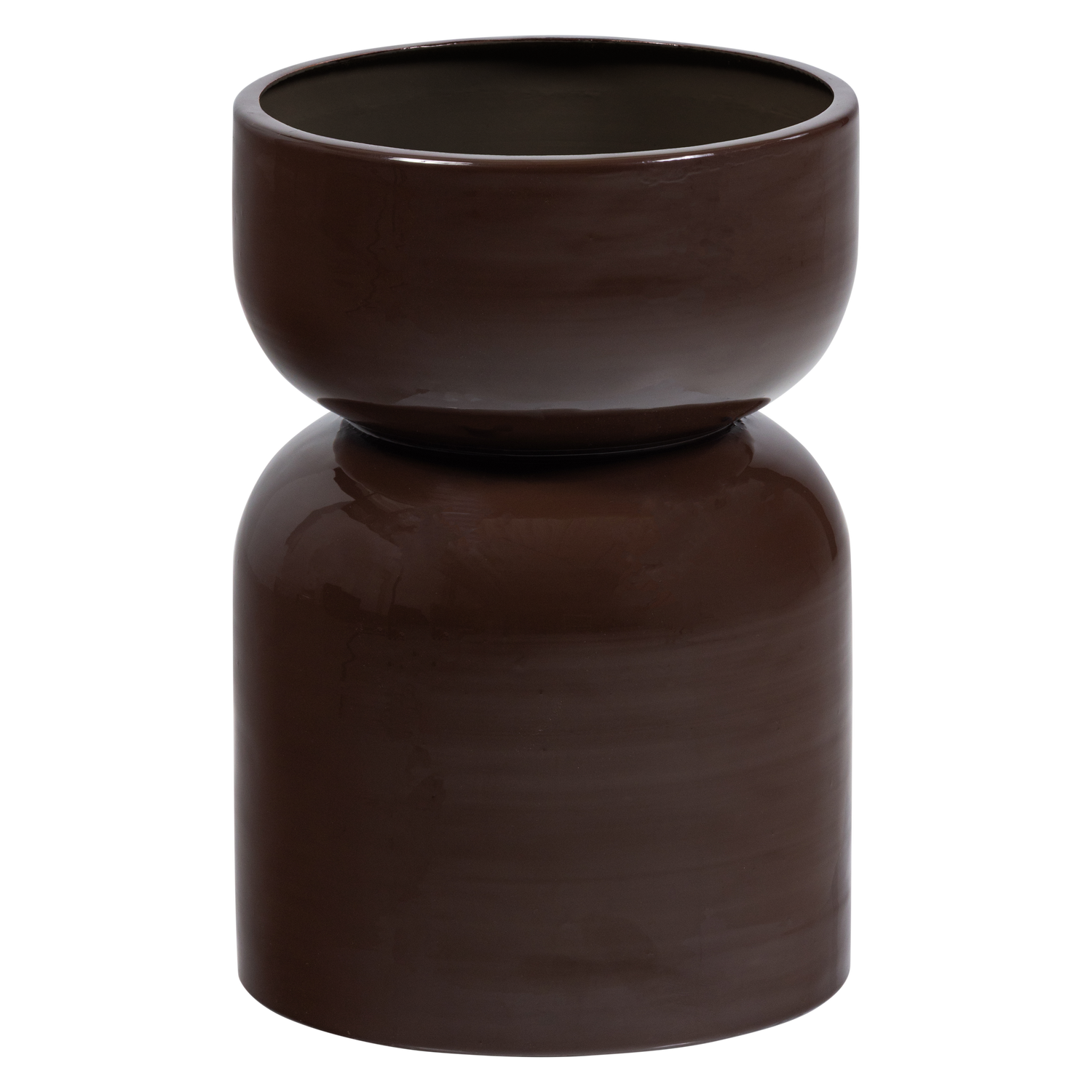 Bloempot TOVAL bruin
