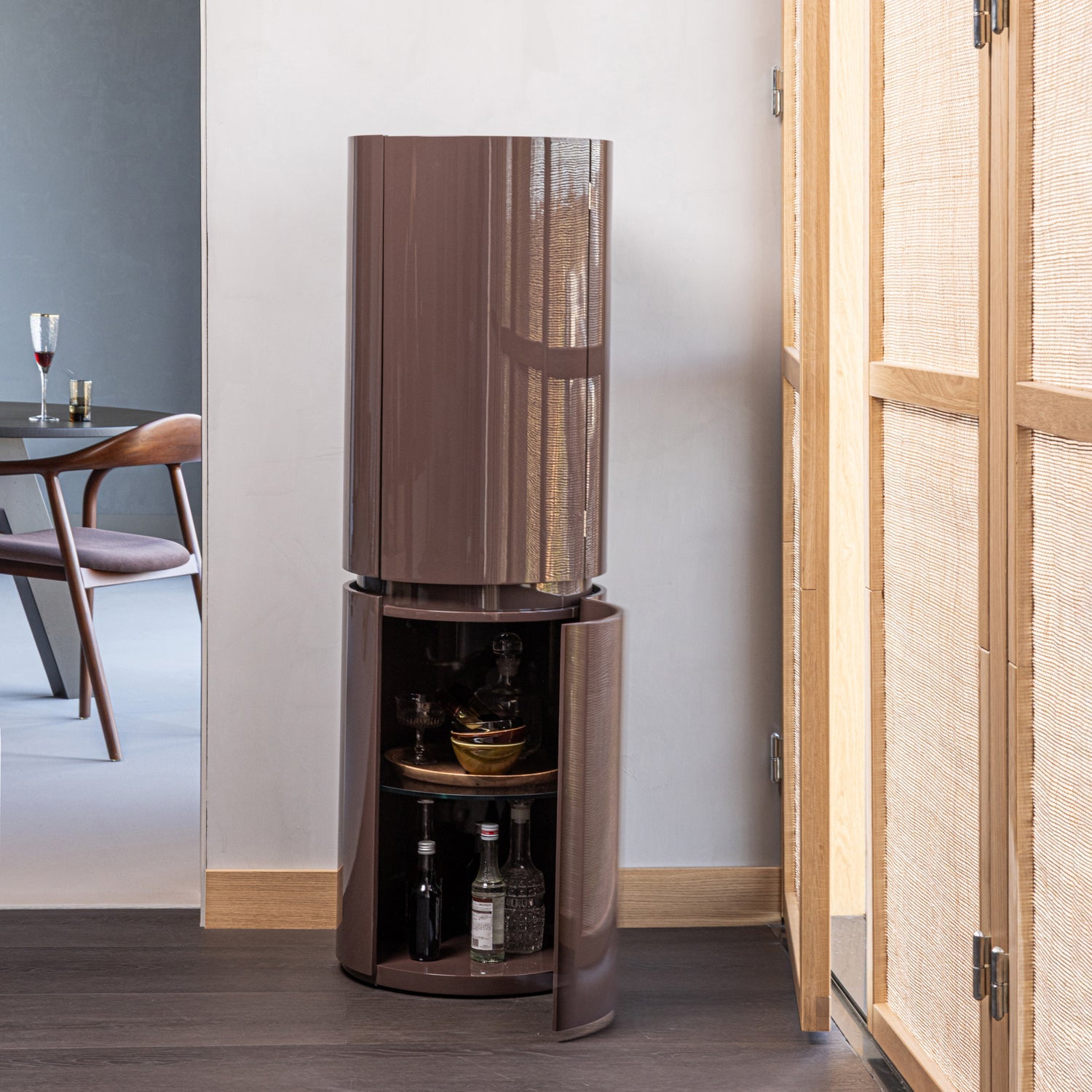 Szafka 2-drzwiowa SERA brązowy – Woood