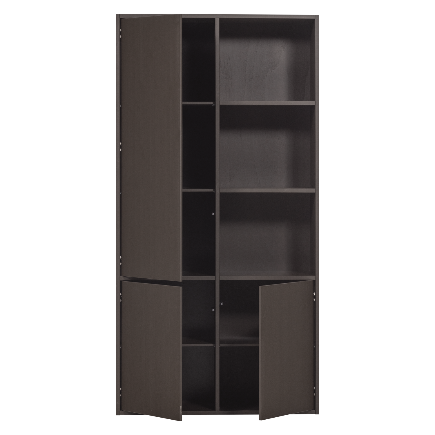 Schrank mit Regalen MEGGY braun