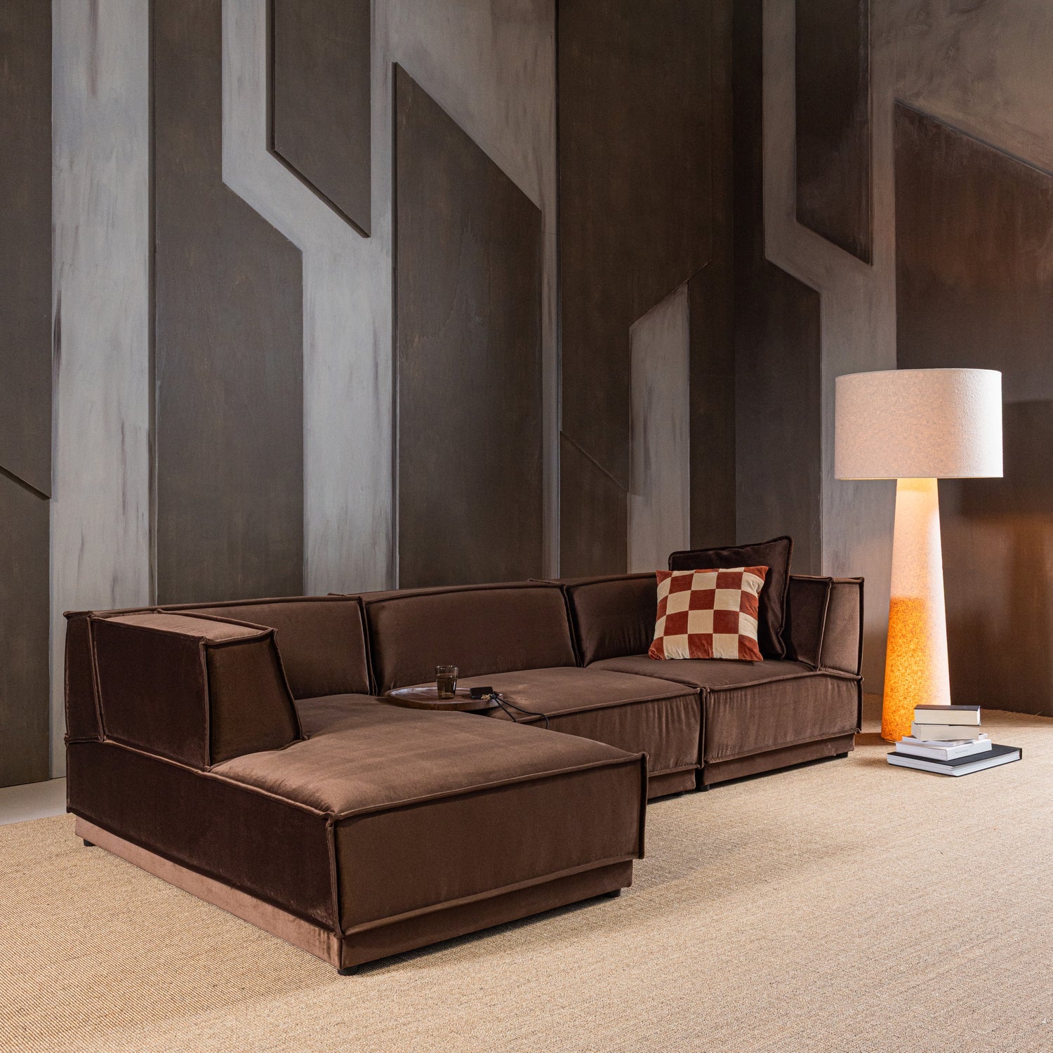 NARO Mango Wood Sofa Tray