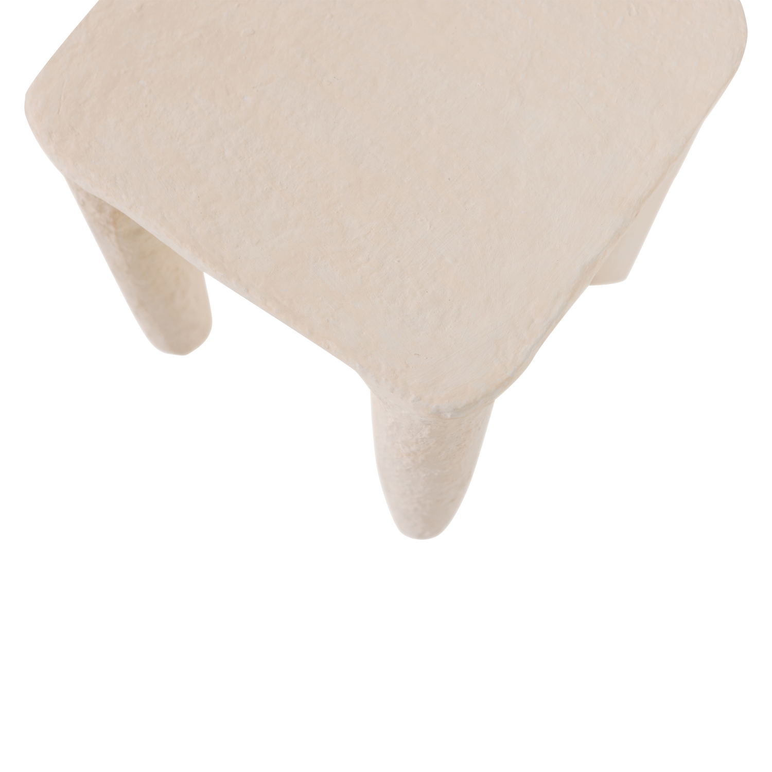 VION Side Table Broken White Paper Mache