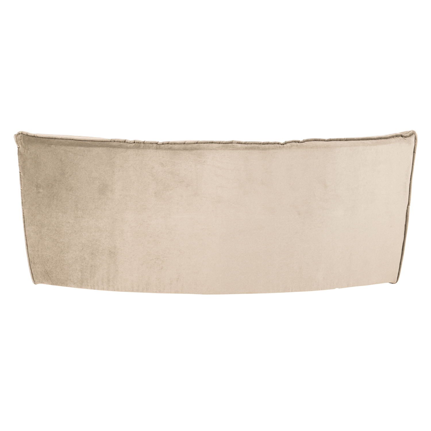 Sofa aus Samt CLUSTER - modulares Eckelement sandfarben