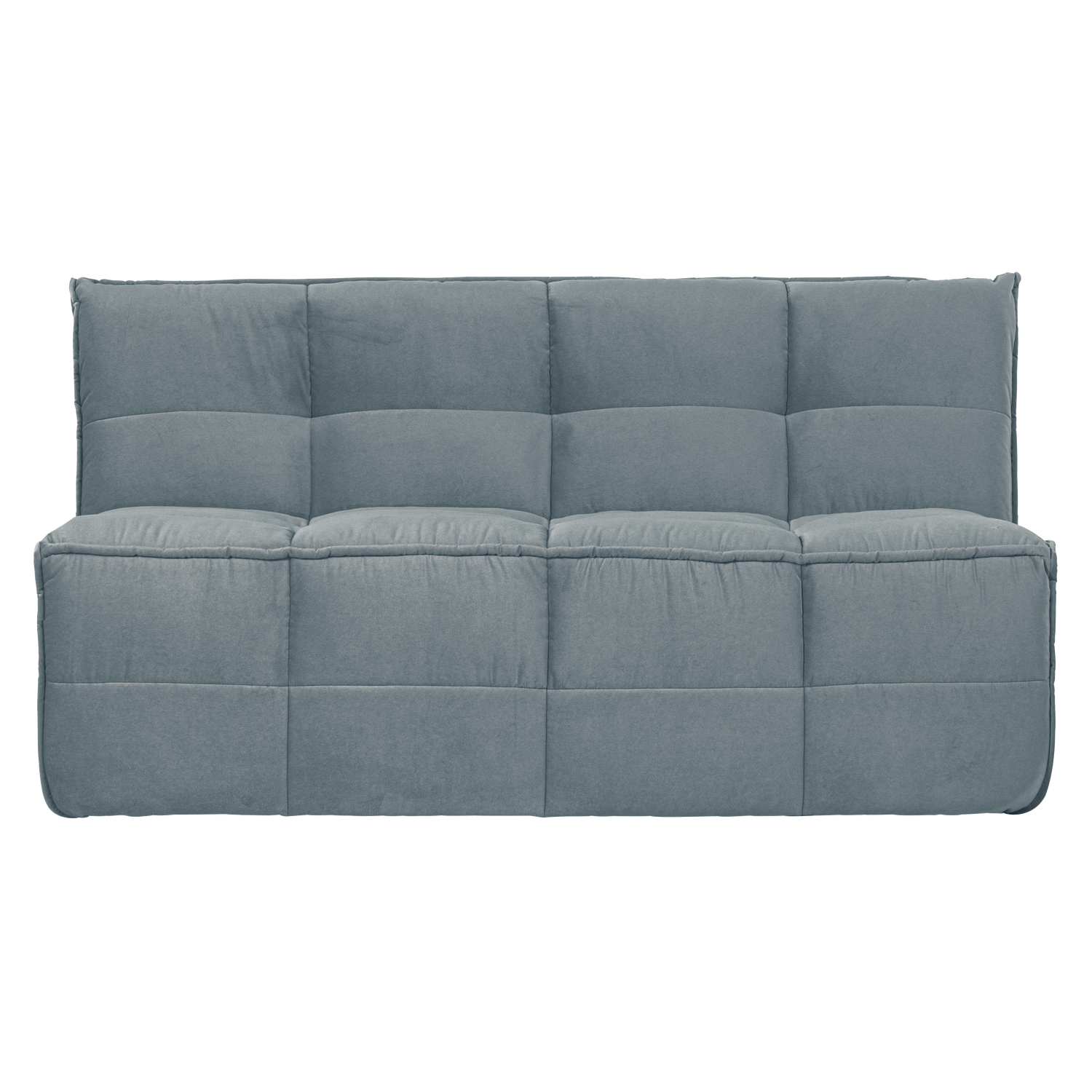 Kanapa aksamitna CLUSTER BENCH - moduł 3-osobowy turkusowy – Woood