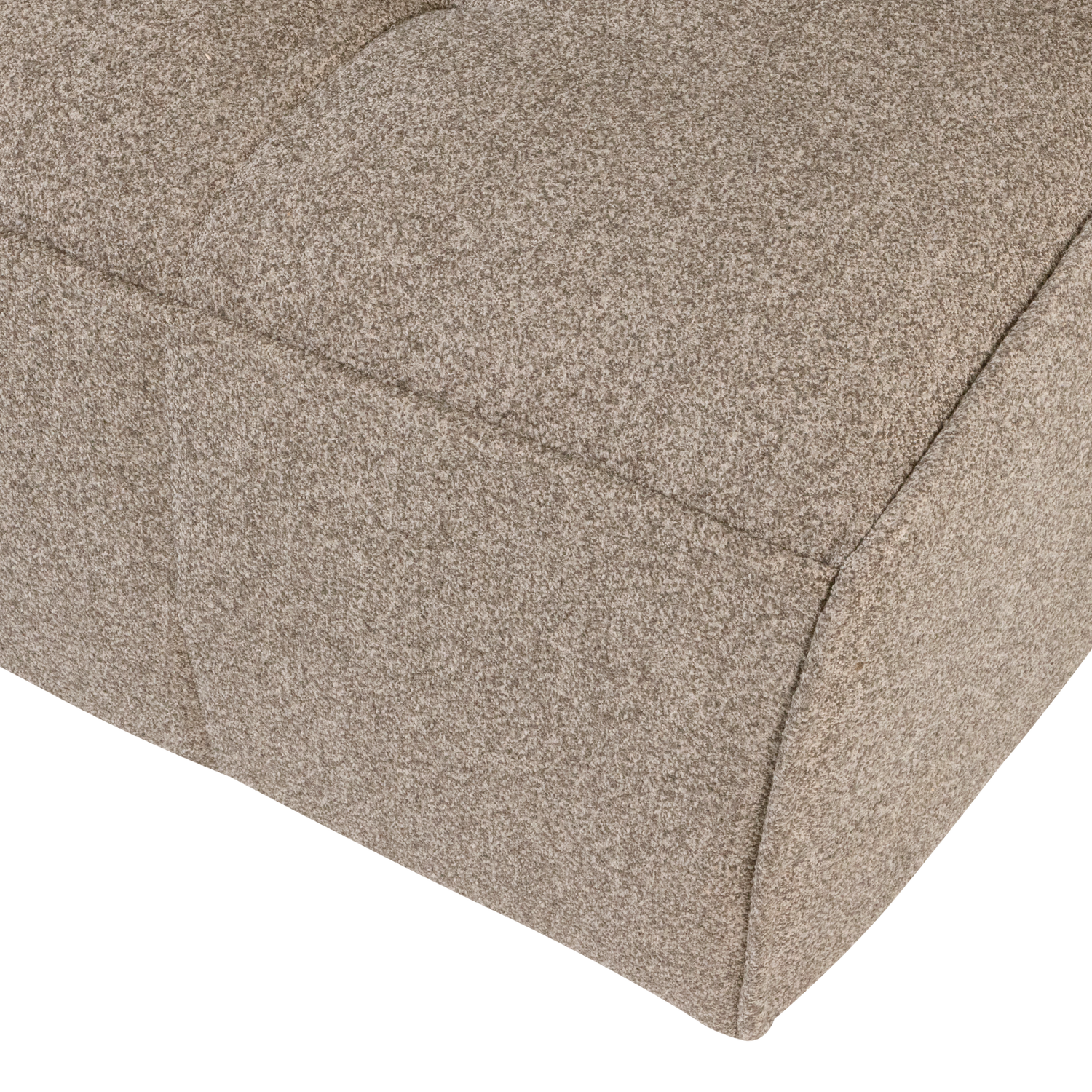 Sofa CLUSTER - module voor 3 personen beige bouclé
