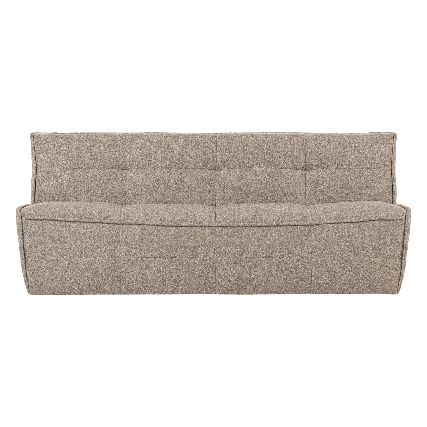 Sofa CLUSTER - module voor 3 personen beige bouclé