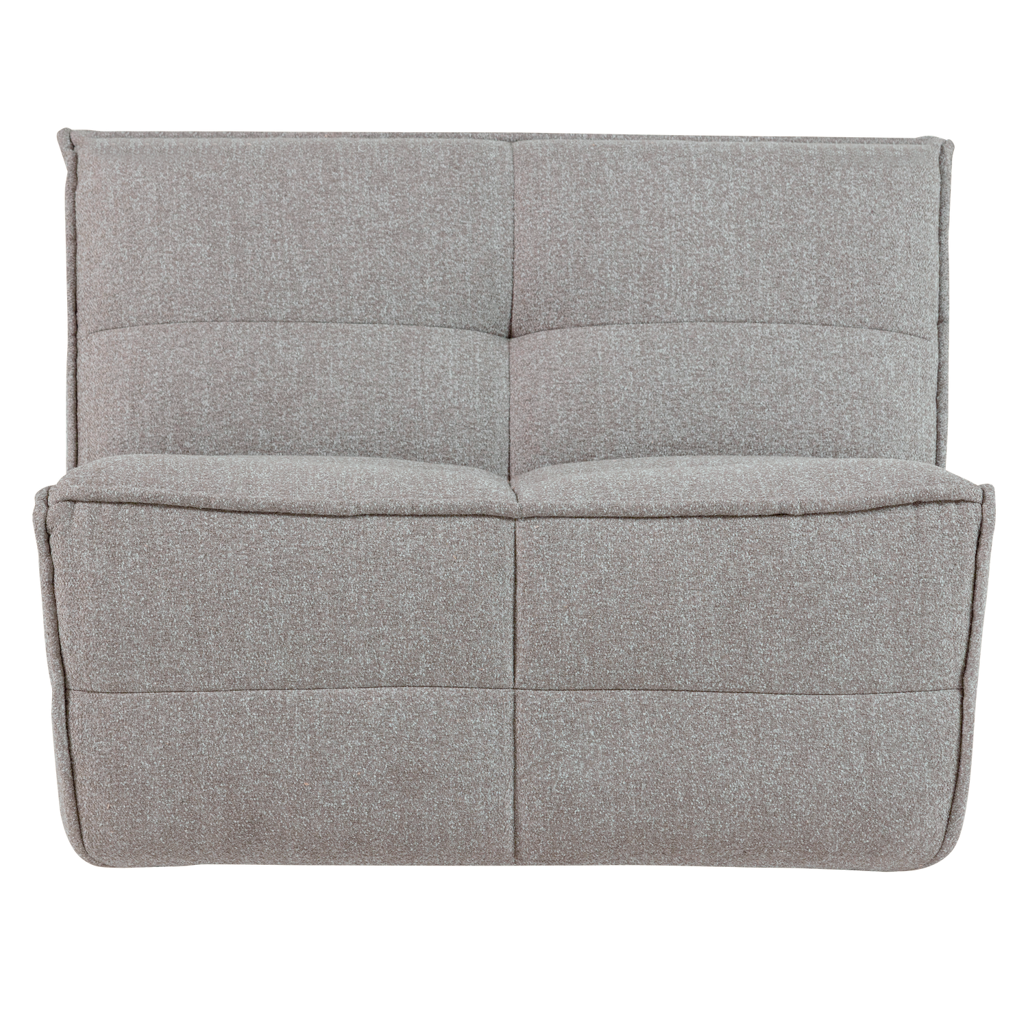 Fauteuil / module CLUSTER grijs bouclé