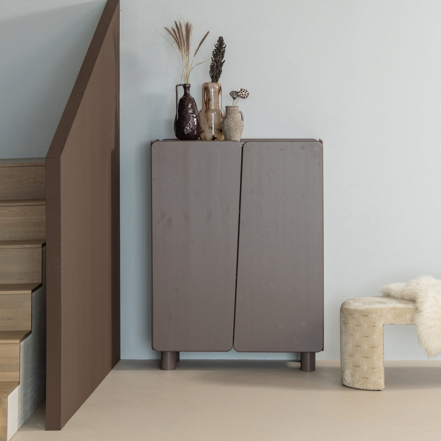 ROOT kast truffelbruin