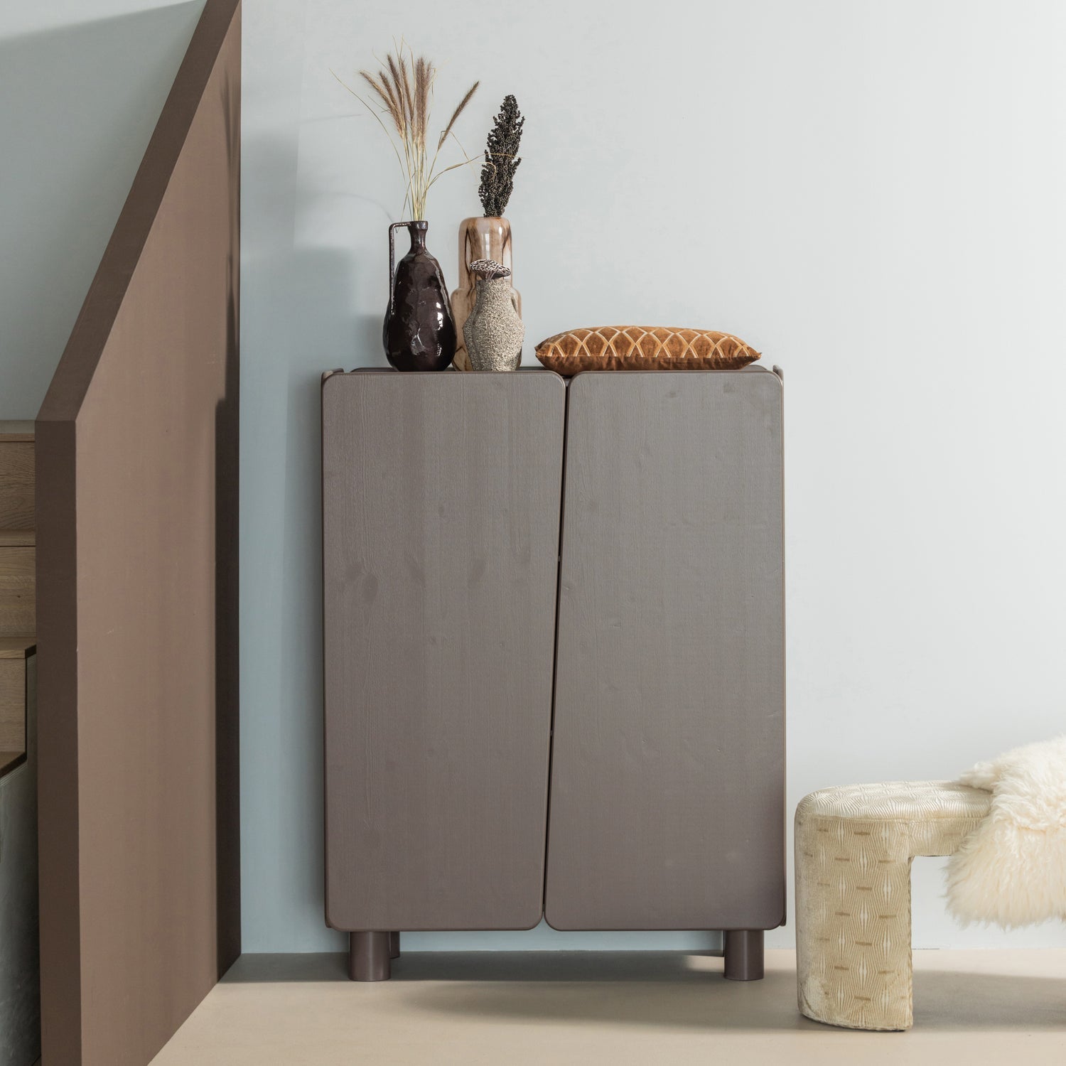 ROOT kast truffelbruin