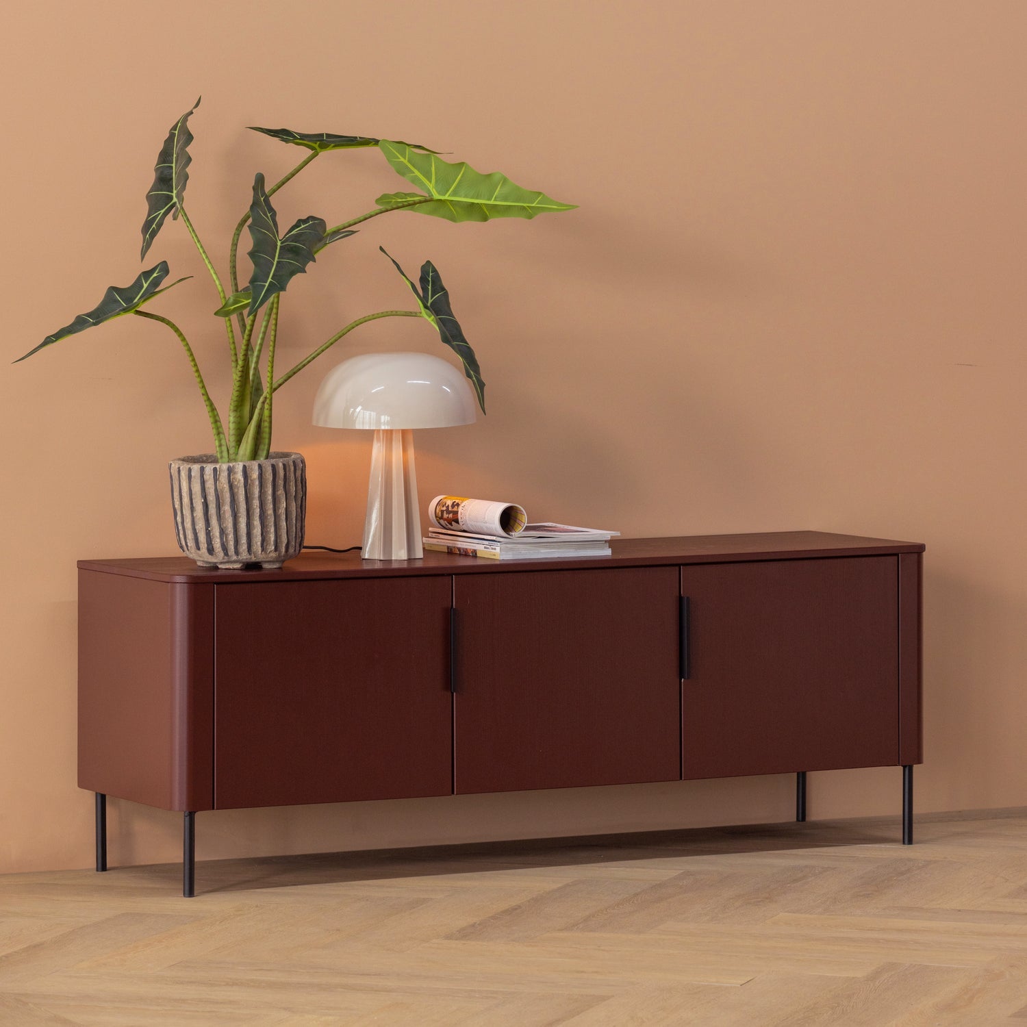 RTV-kast GUNNAR bordeaux