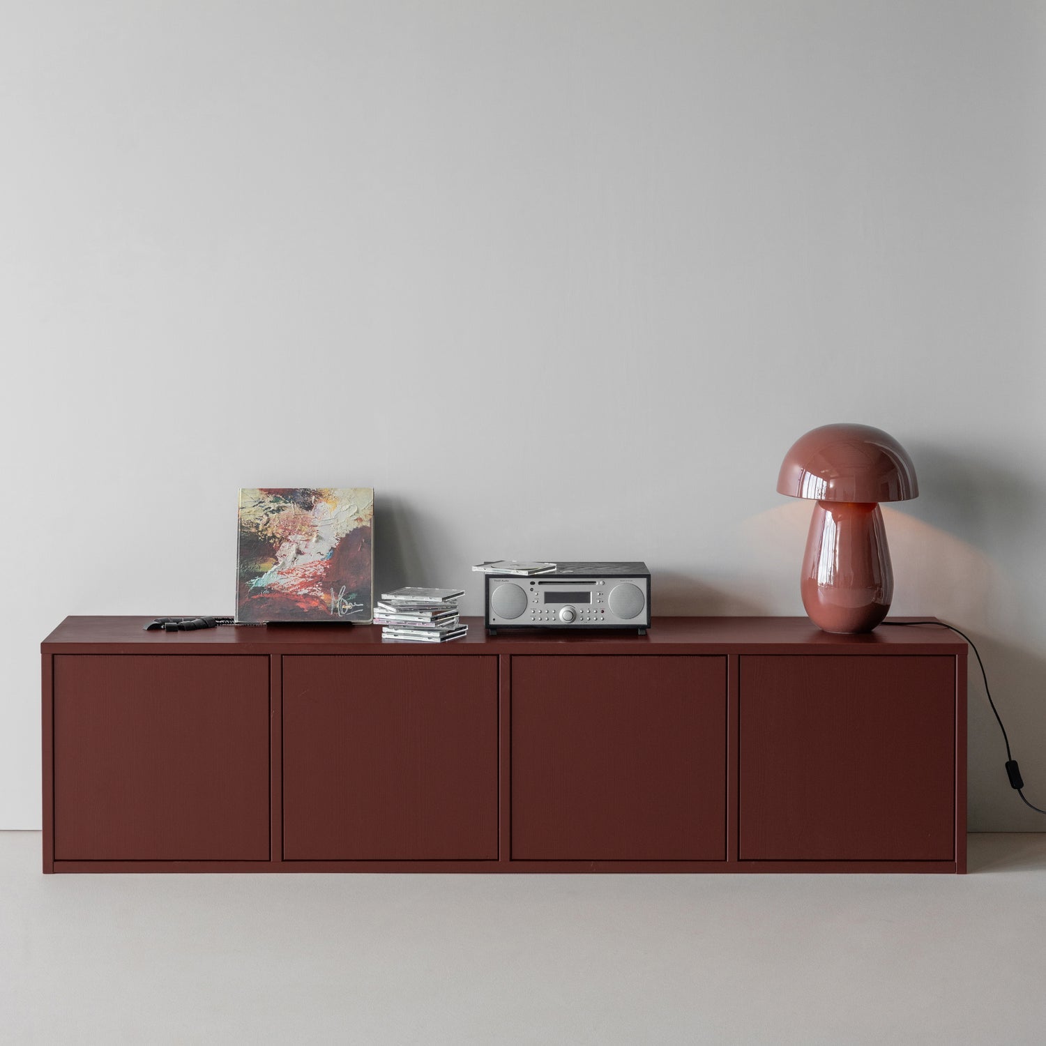 Tv-meubel MEREL bordeaux
