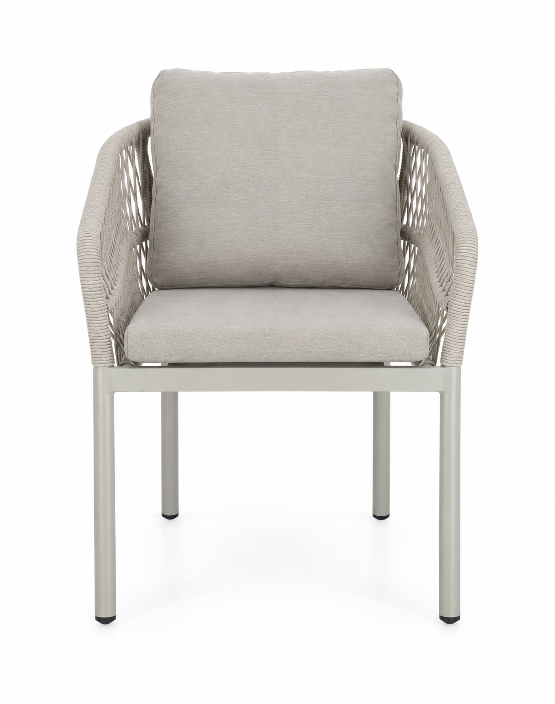 Buitenstoel GALDANA grijs-beige