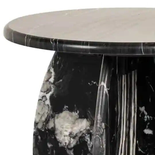 BANCROFT zijtafel zwarte marmer