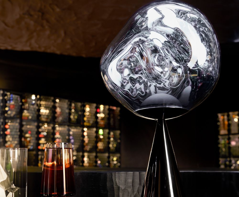 Tafellamp MELT gerookt