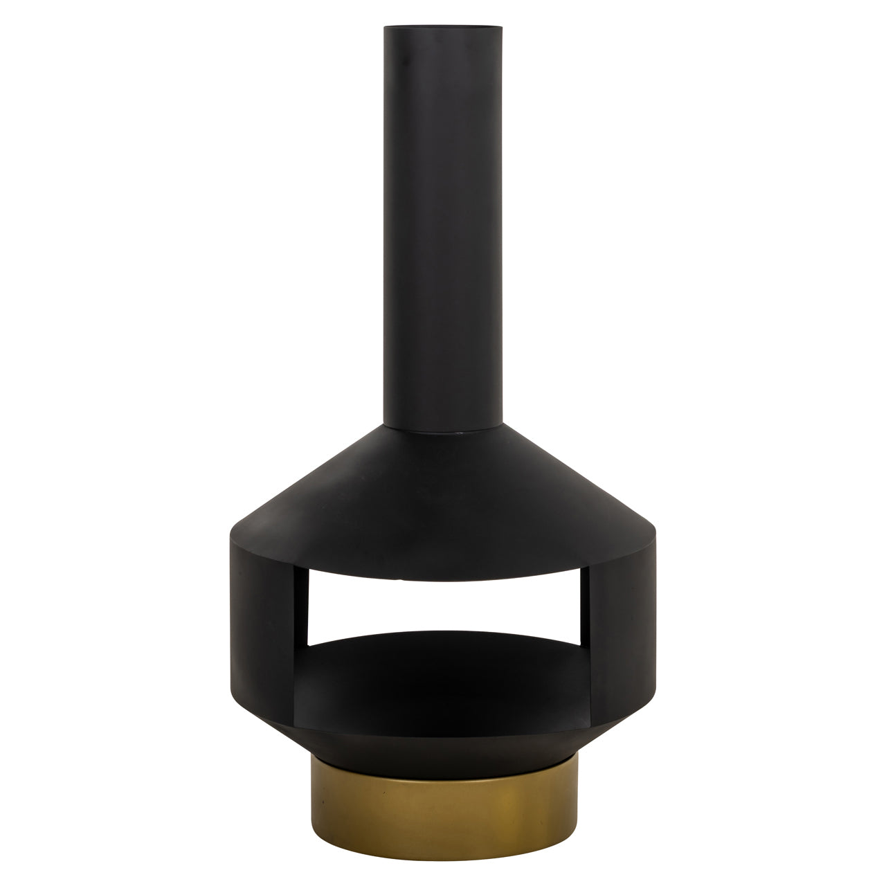 Tuinhaard QUINN zwart met gouden voet