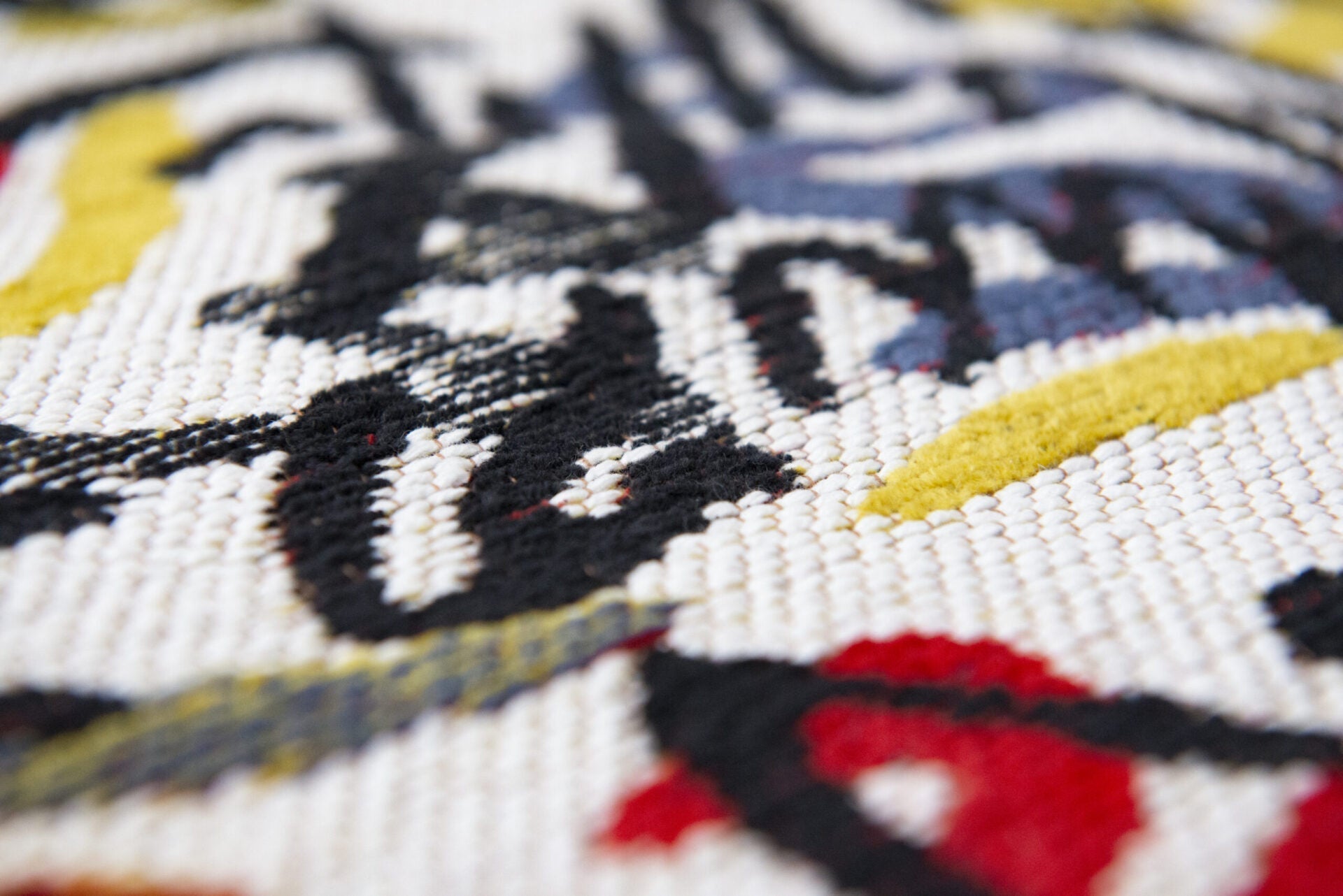 Round rug Grafitto Street Graph Abstract pattern