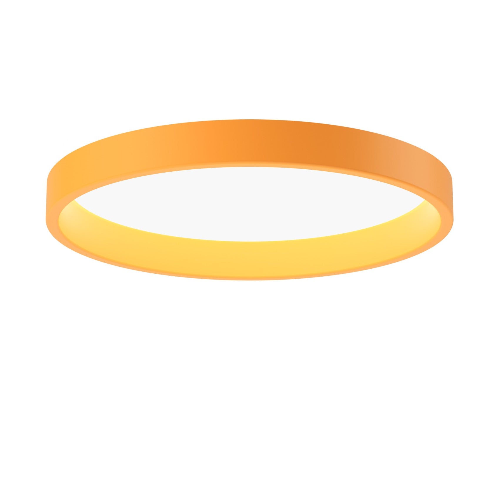 Deckenleuchte LP CIRCLE SEMI-RECESSED gelb