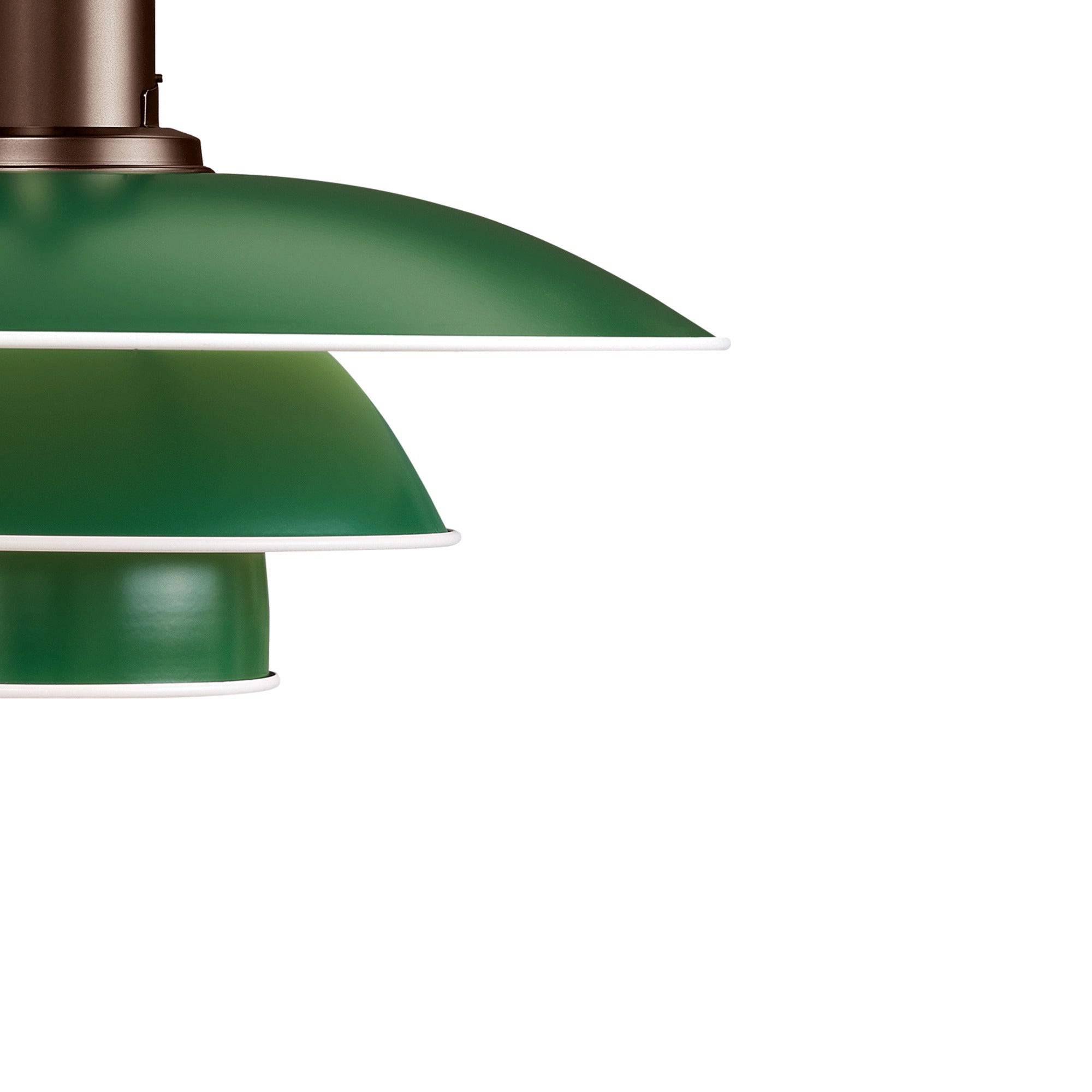 PH 3½-3 METAL green pendant lamp