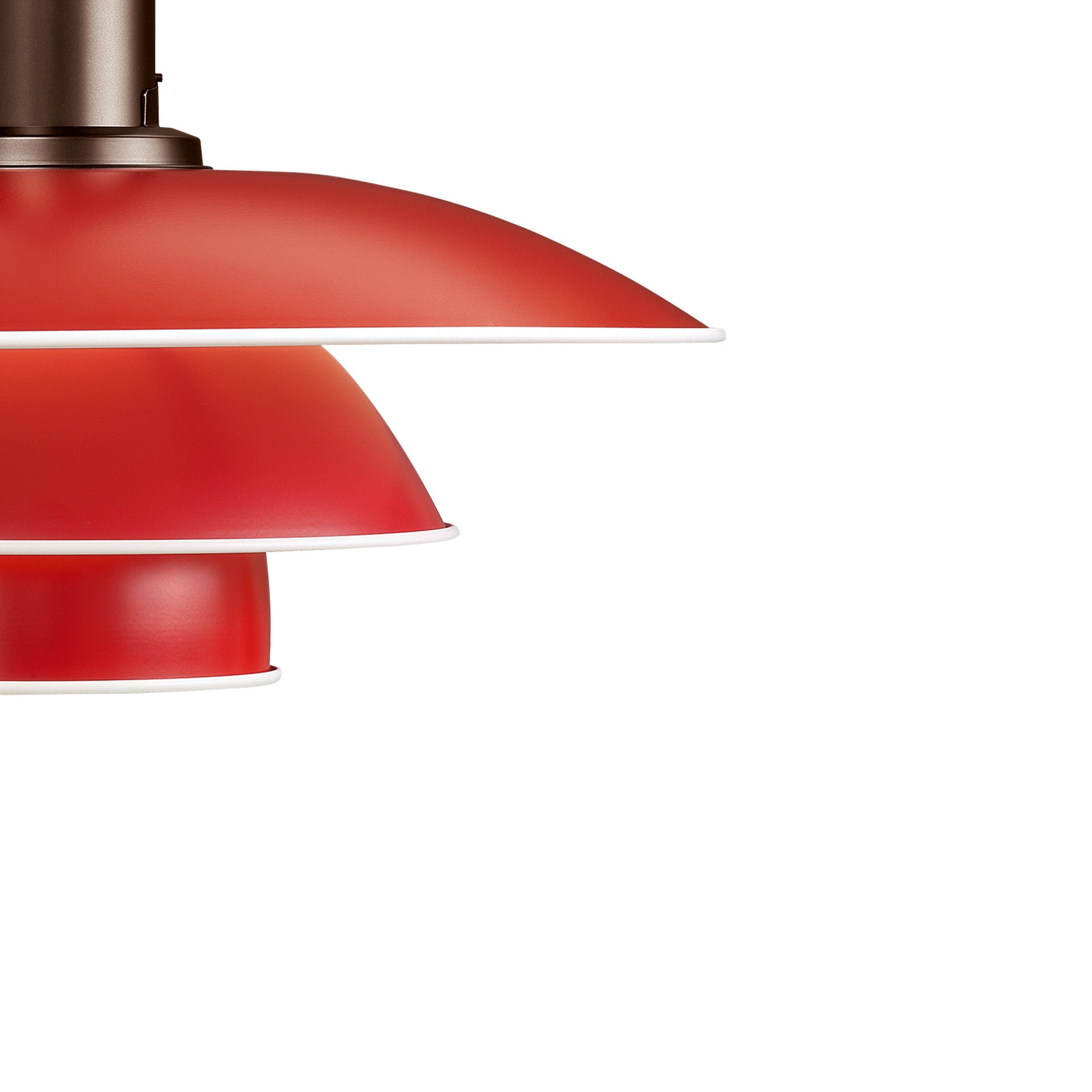Hanglamp PH 3½-3 METAAL rood