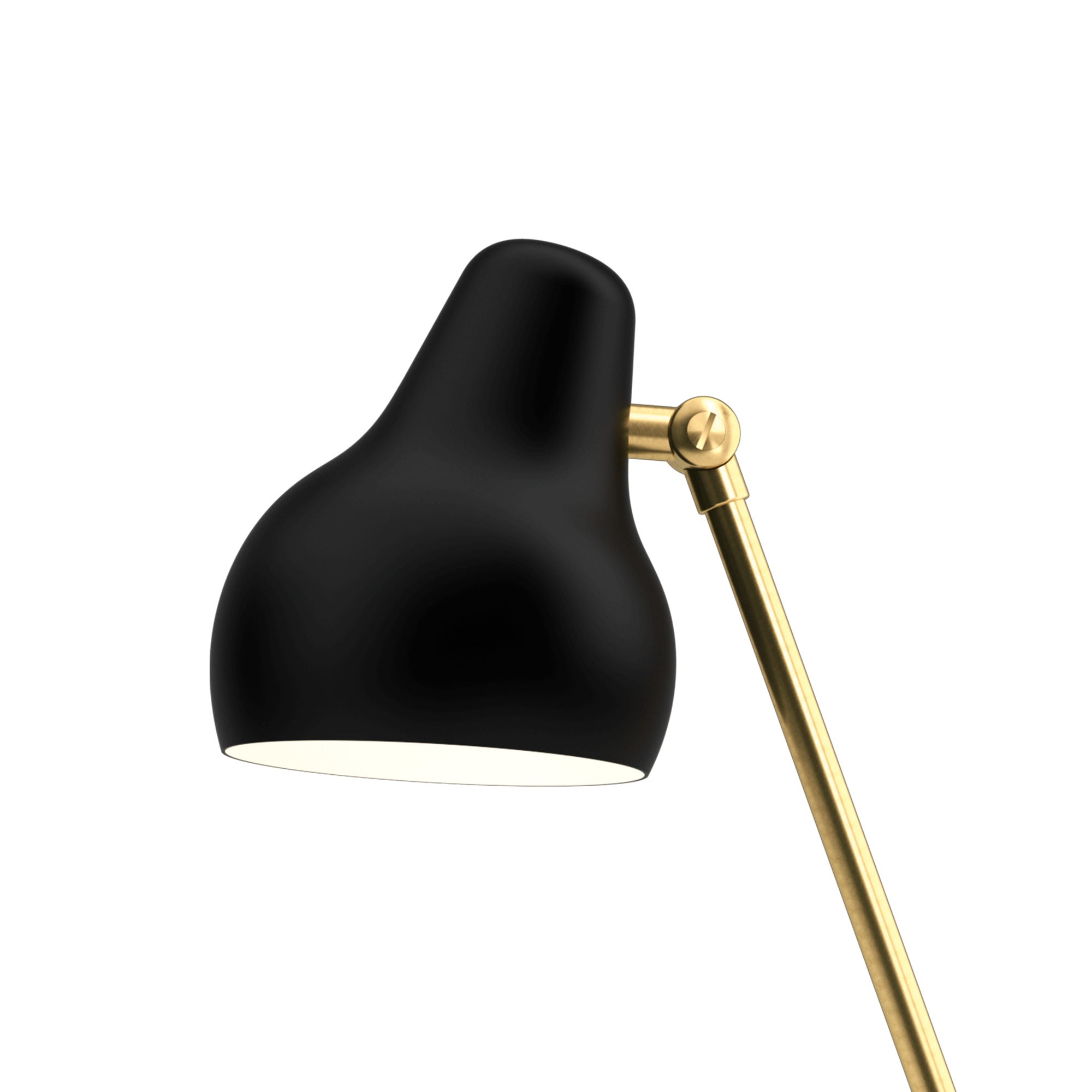 Tafellamp VL 38 zwart met gouden afwerking