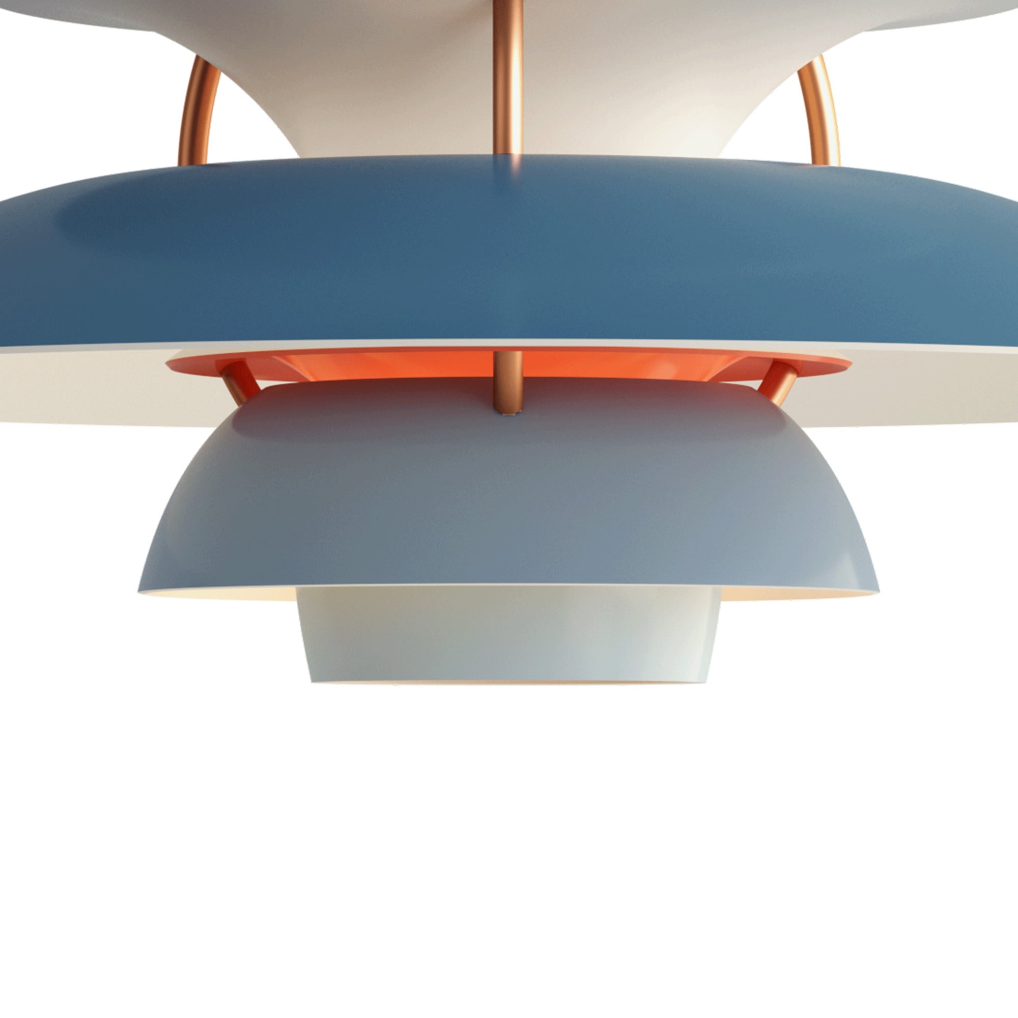 PH 5 pendant lamp in shades of blue