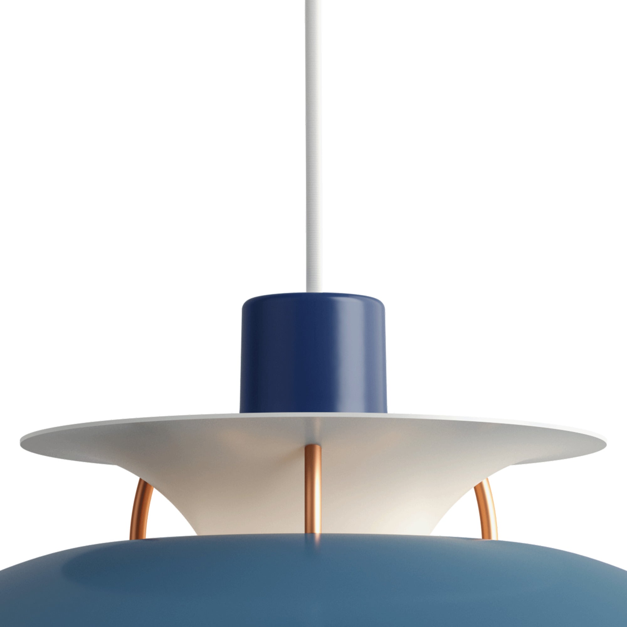 PH 5 pendant lamp in shades of blue