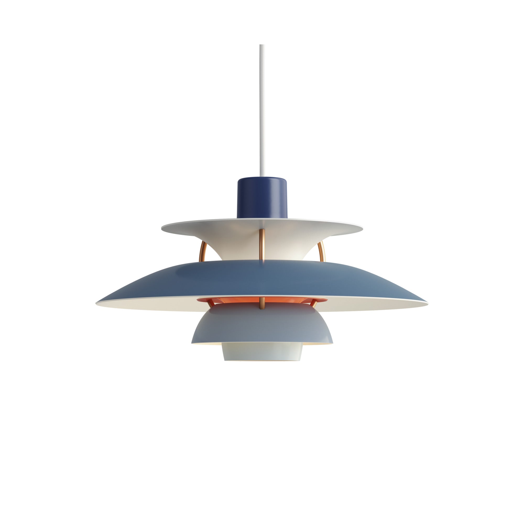 PH 5 pendant lamp in shades of blue