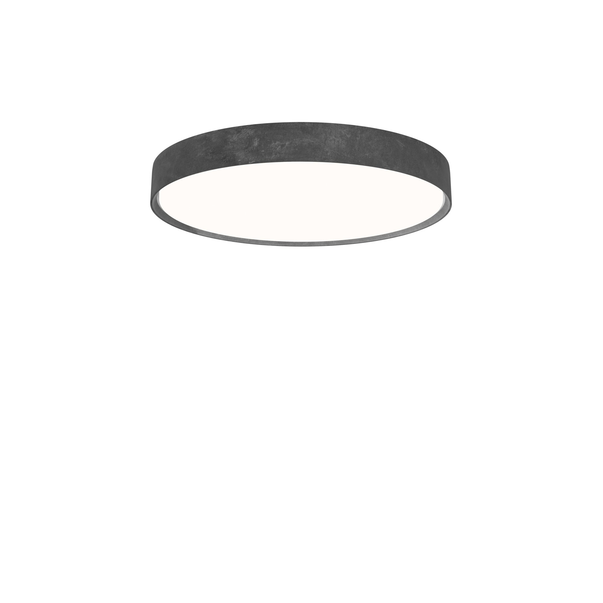 LP SLIM ROUND SEMI-RECESSED Ceiling Light raw aluminum
