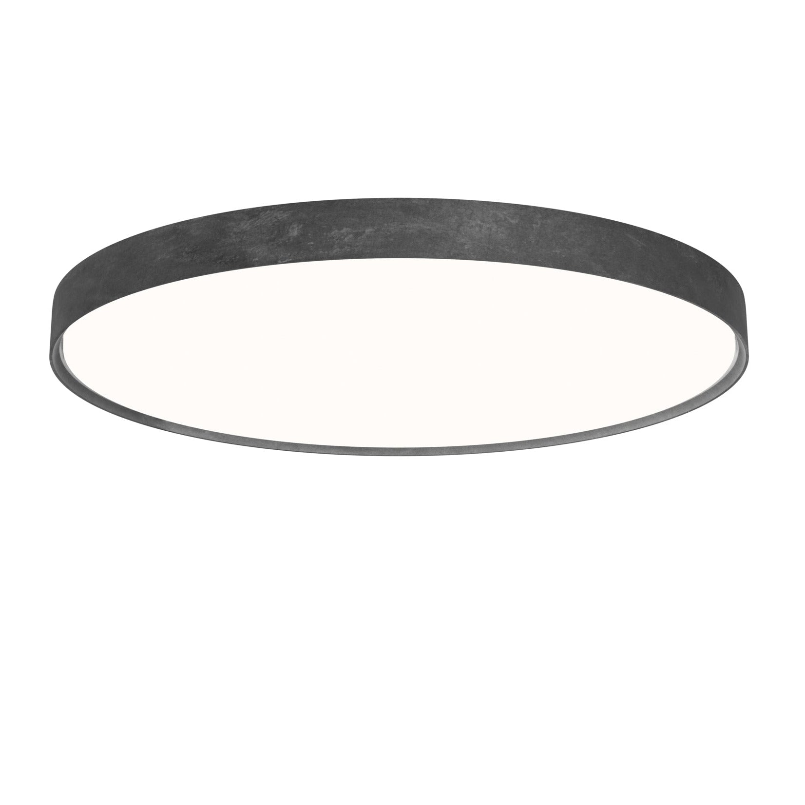 LP SLIM ROUND SEMI-RECESSED Ceiling Light raw aluminum